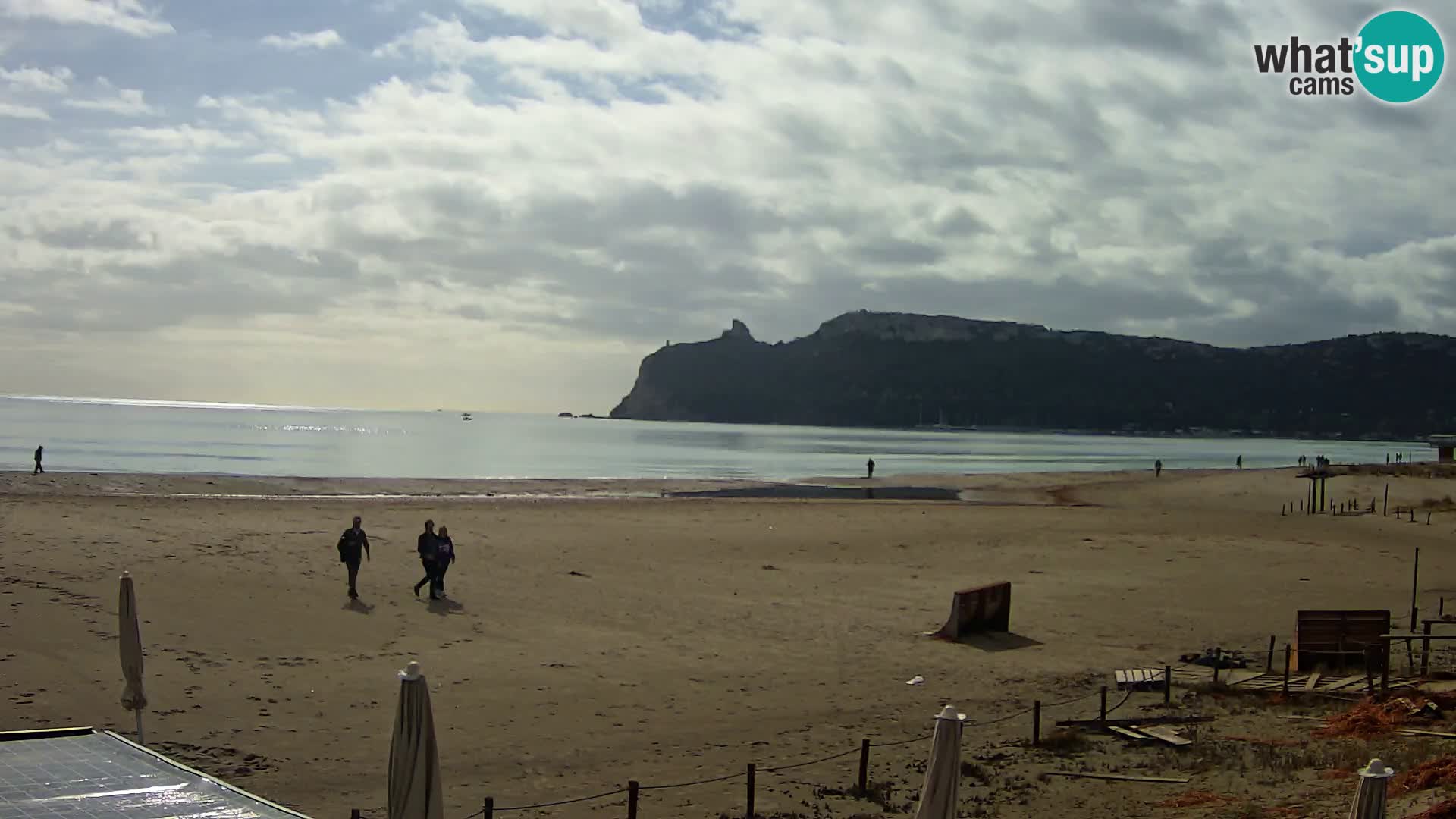 Poetto beach webcam | Cagliari | Sardinija