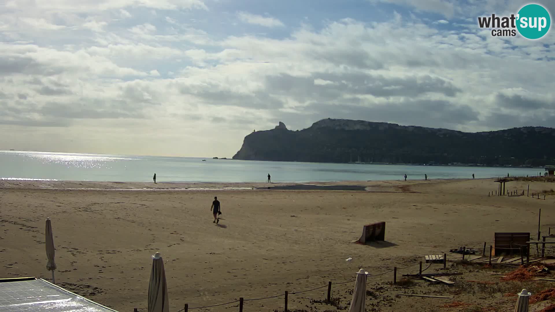 Poetto beach webcam | Cagliari | Sardinija