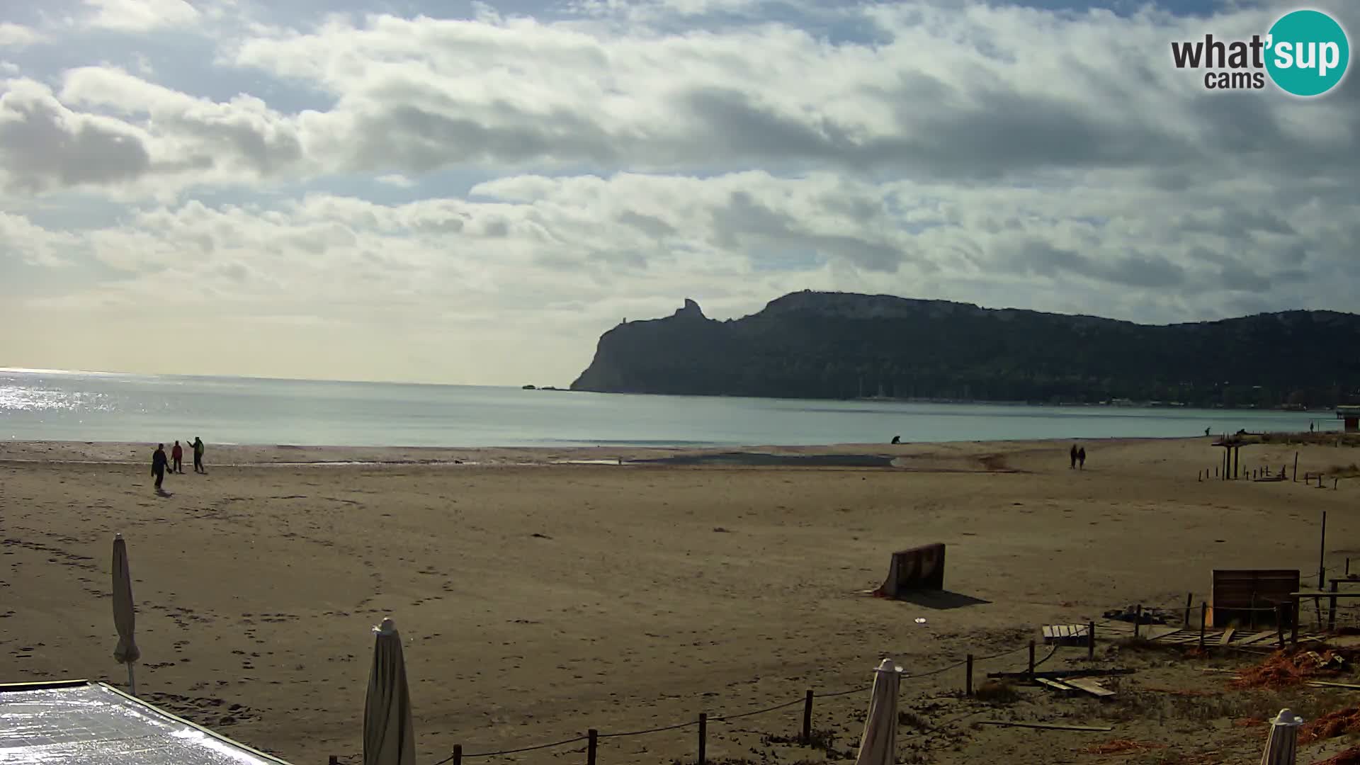 Poetto beach webcam | Cagliari | Sardinija