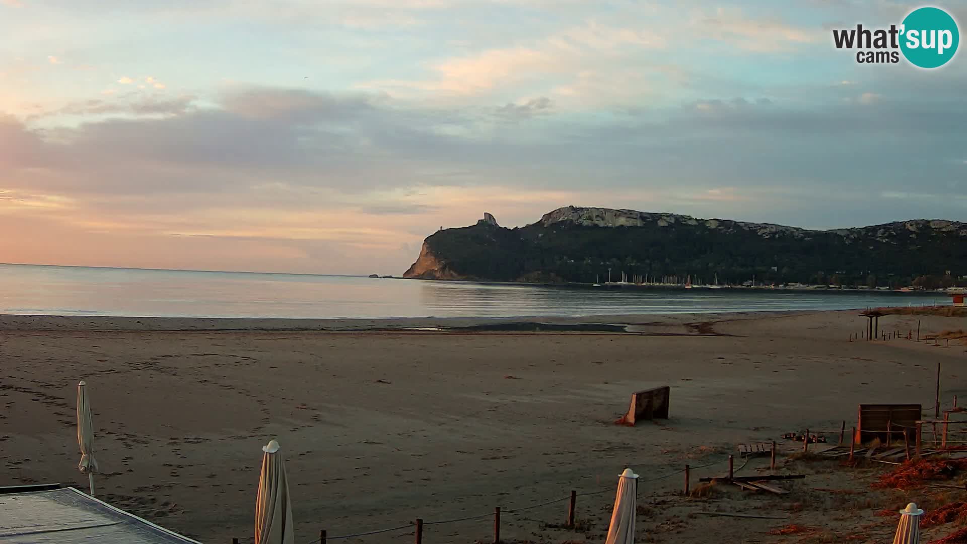 Poetto beach webcam | Cagliari | Sardinija