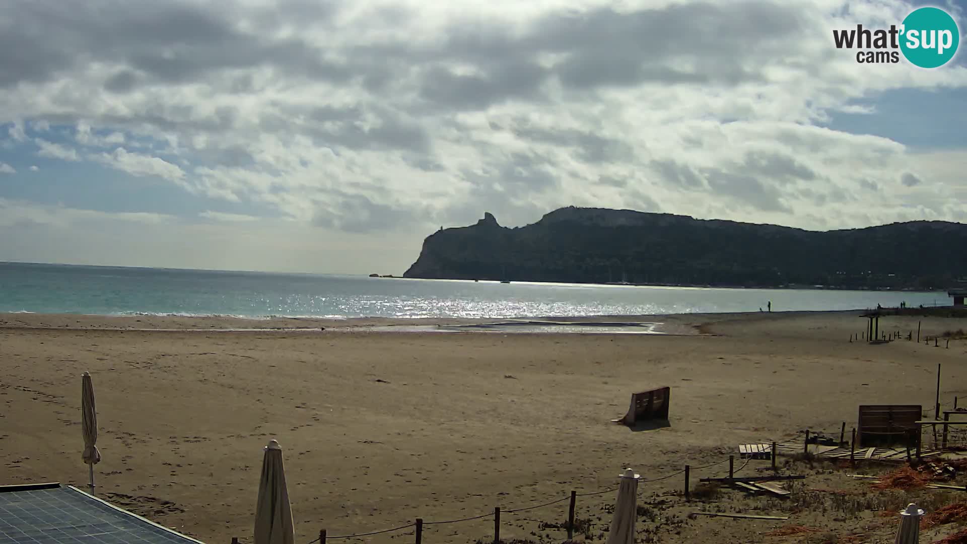 Poetto beach webcam | Cagliari | Sardinija