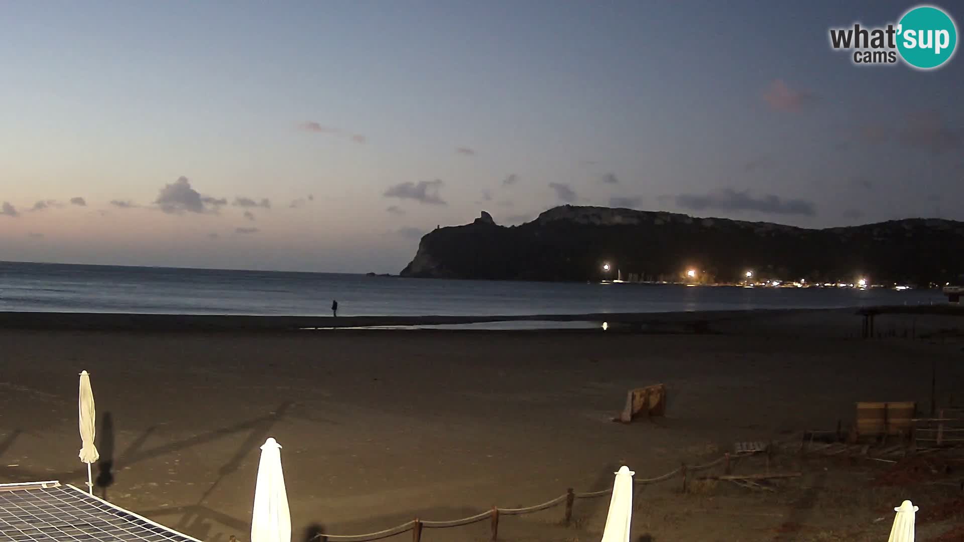 Poetto beach webcam | Cagliari | Sardinija