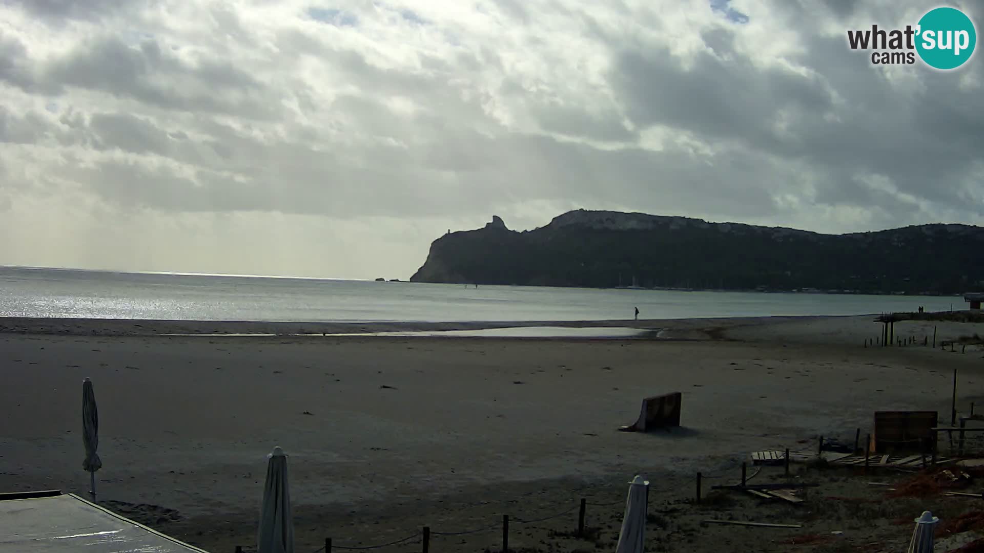 Poetto beach webcam | Cagliari | Sardinija