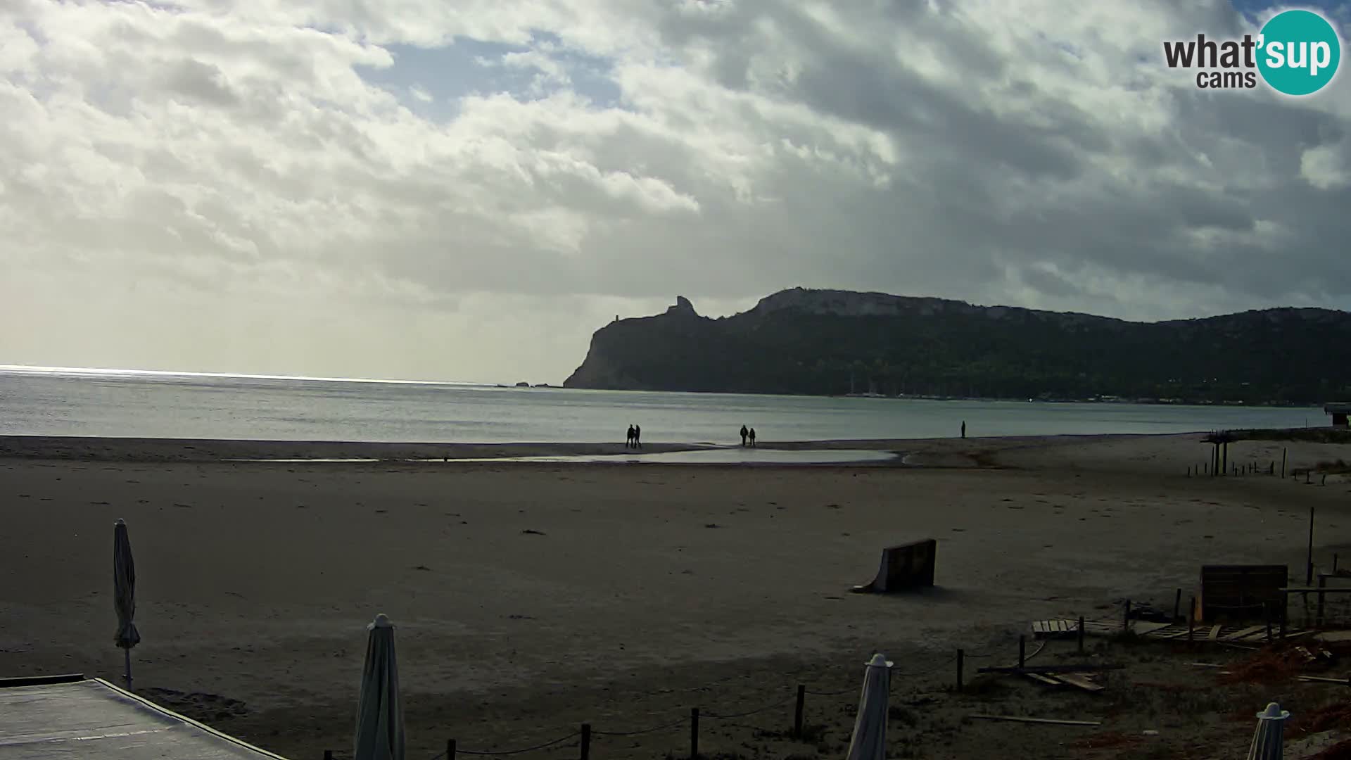 Poetto beach webcam | Cagliari | Sardinija