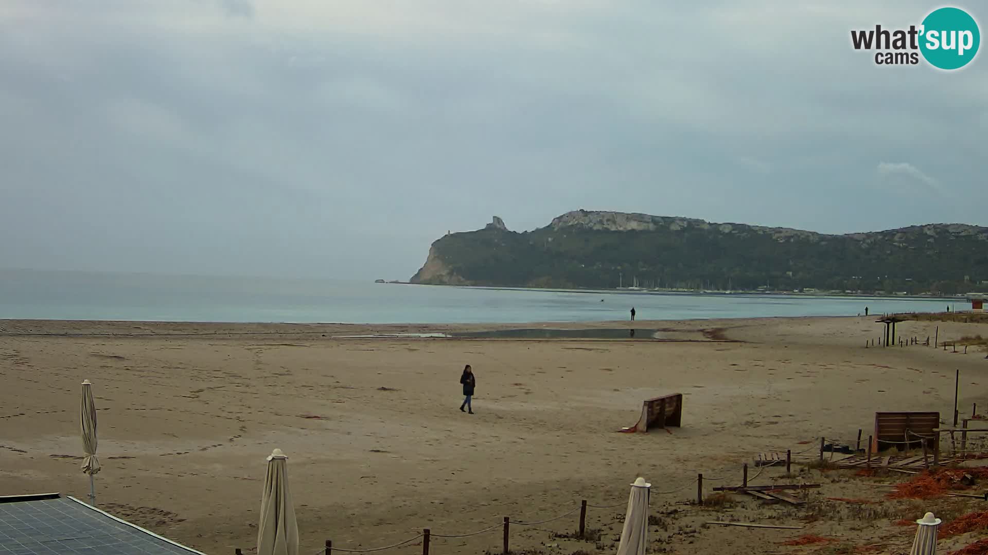 Poetto beach webcam | Cagliari | Sardinija