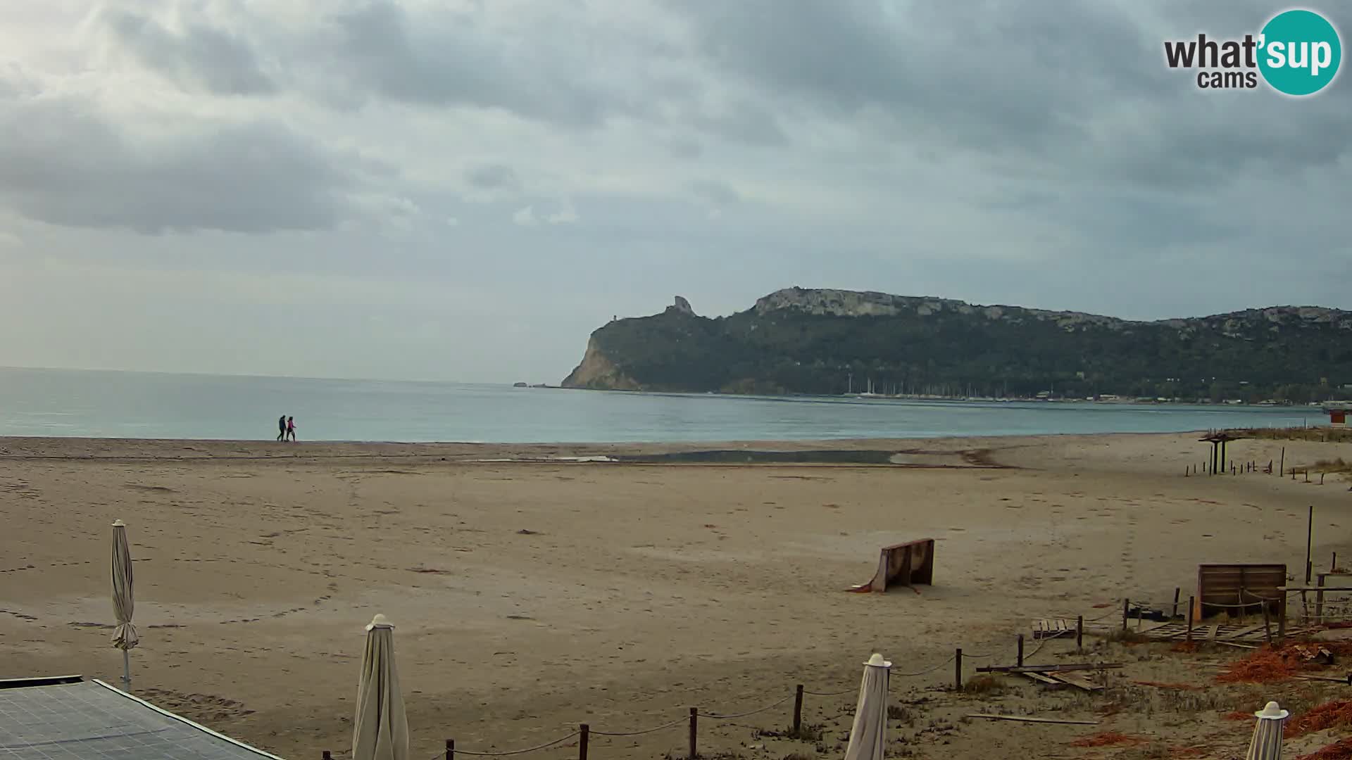 Poetto beach webcam | Cagliari | Sardinija