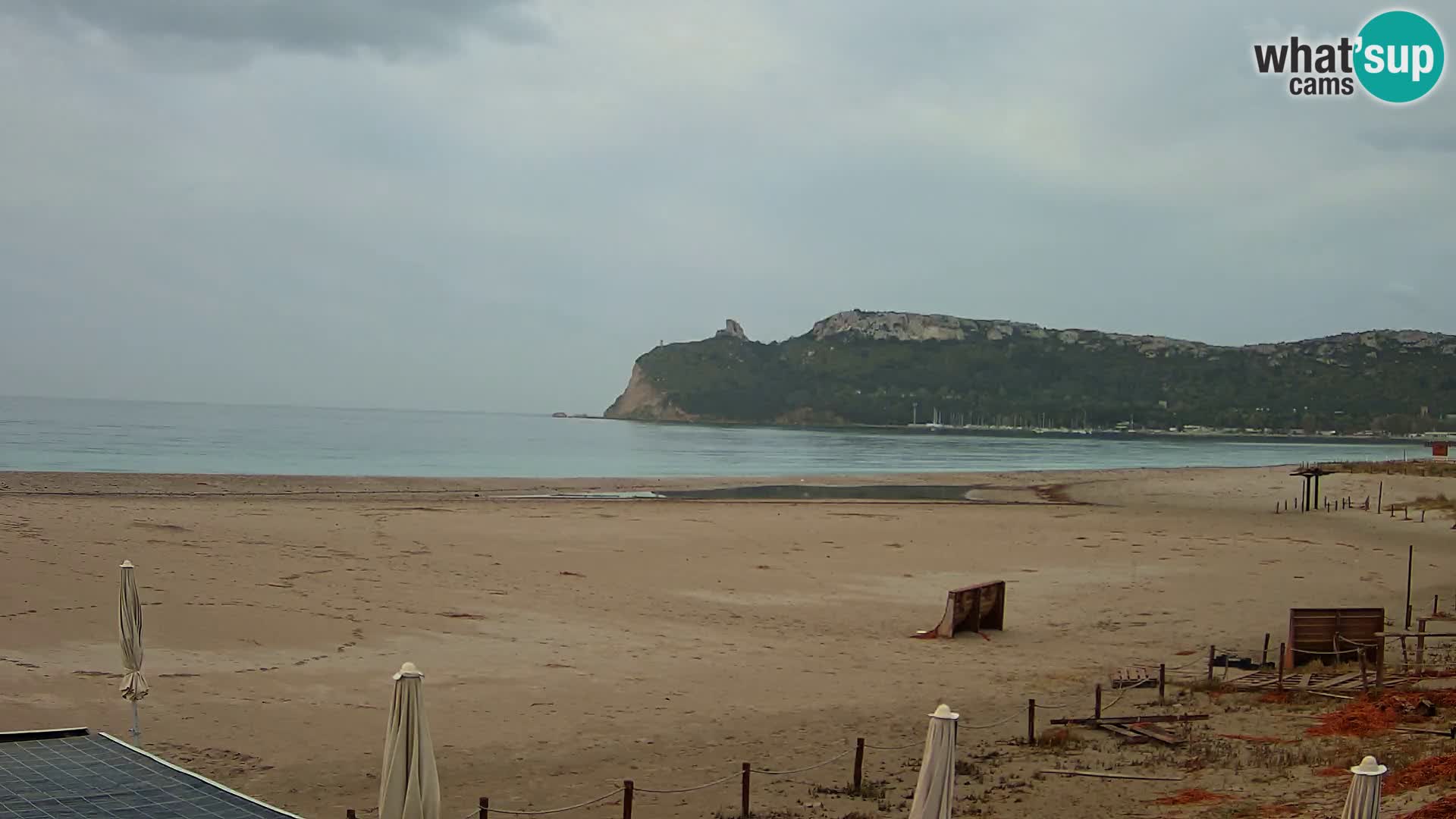 Poetto beach webcam | Cagliari | Sardinija