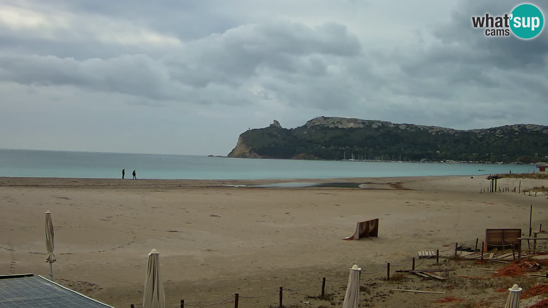 Poetto beach webcam | Cagliari | Sardinija