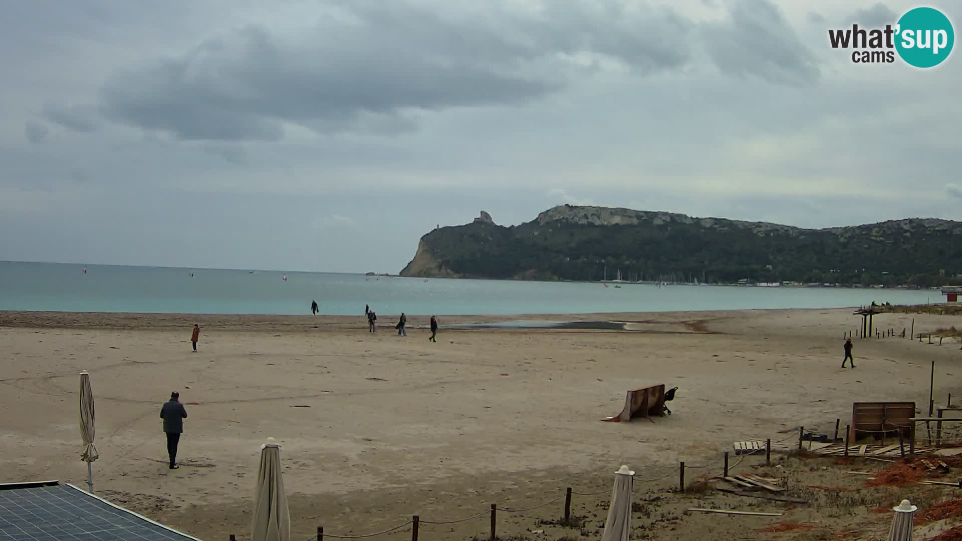 Poetto beach webcam | Cagliari | Sardinija
