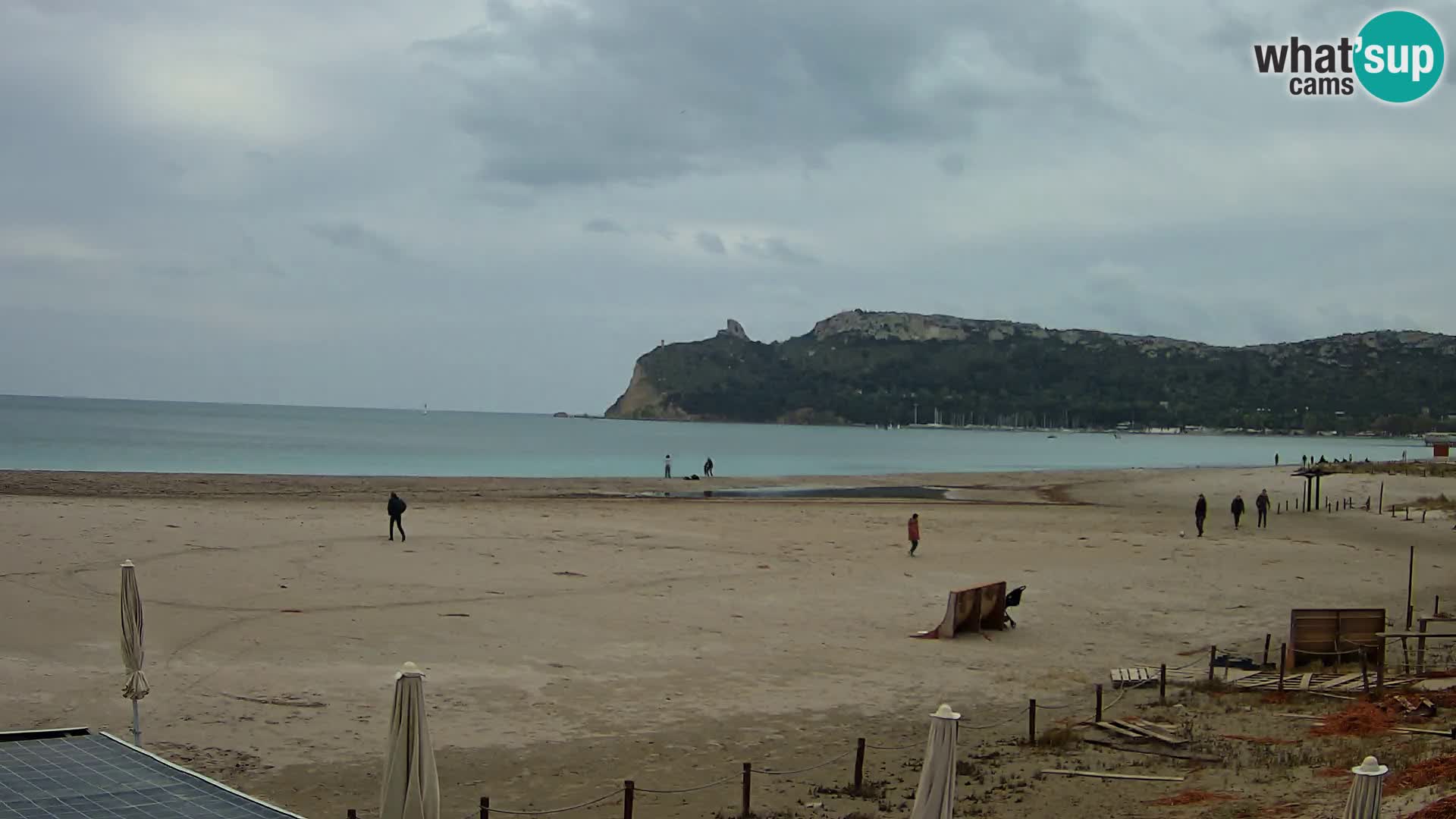 Poetto beach webcam | Cagliari | Sardinija