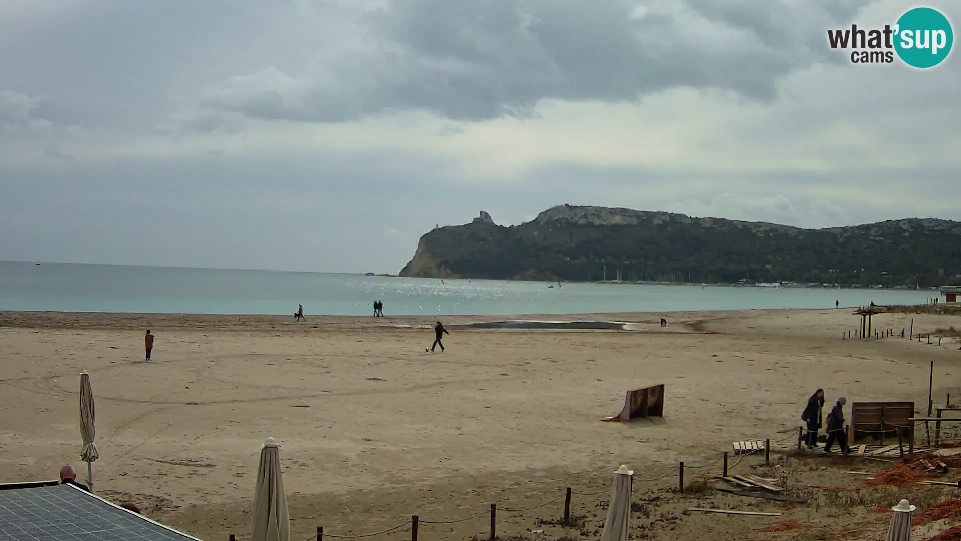 Poetto beach webcam | Cagliari | Sardinija