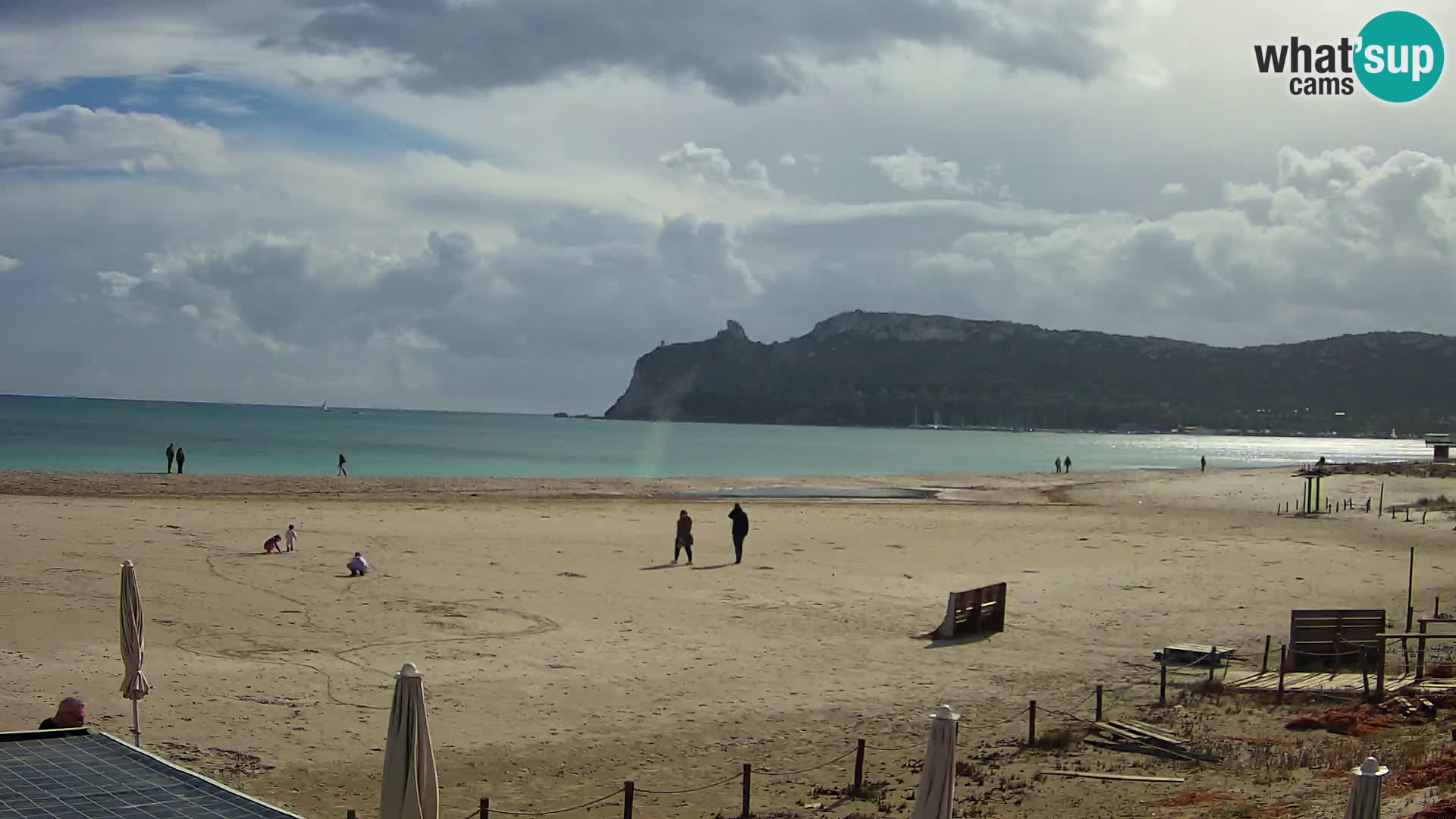 Poetto beach webcam | Cagliari | Sardinija