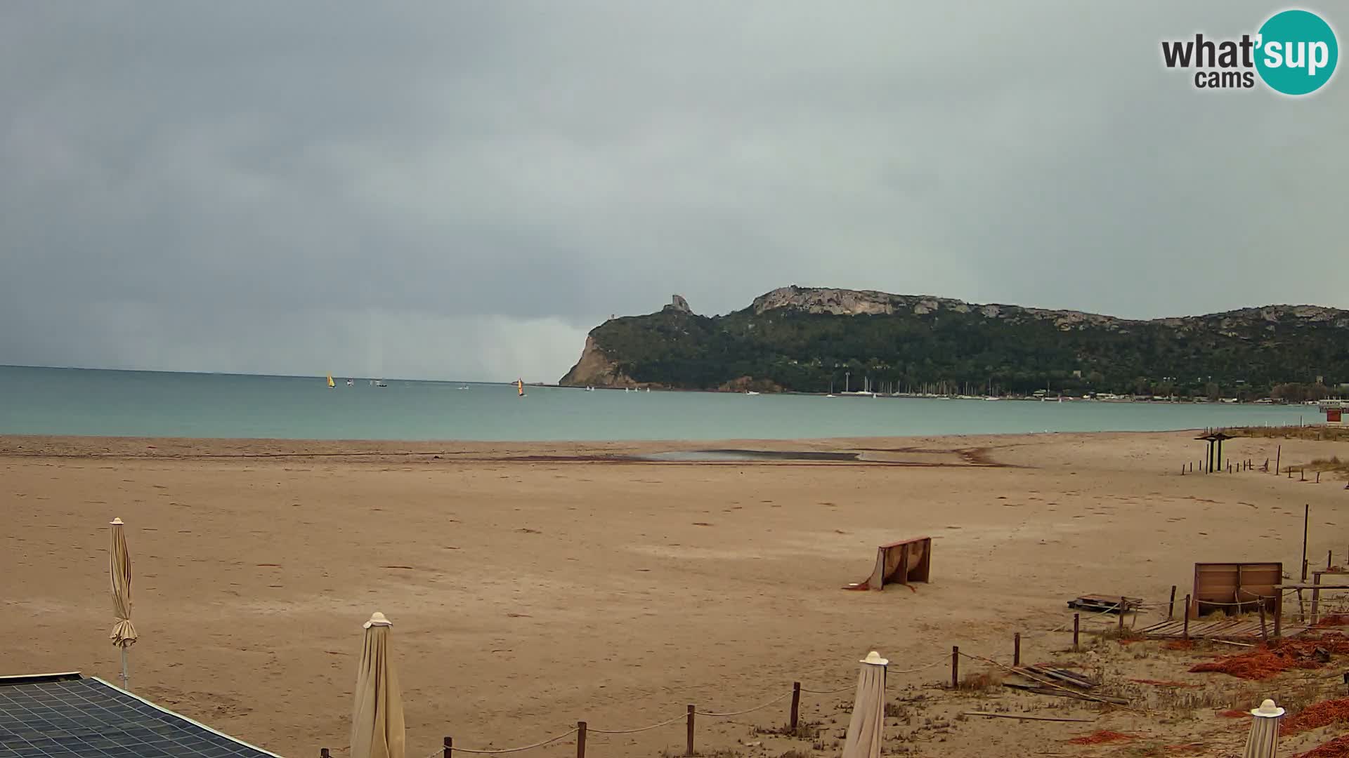 Webcam plage de Poetto | Cagliari | Sardaigne