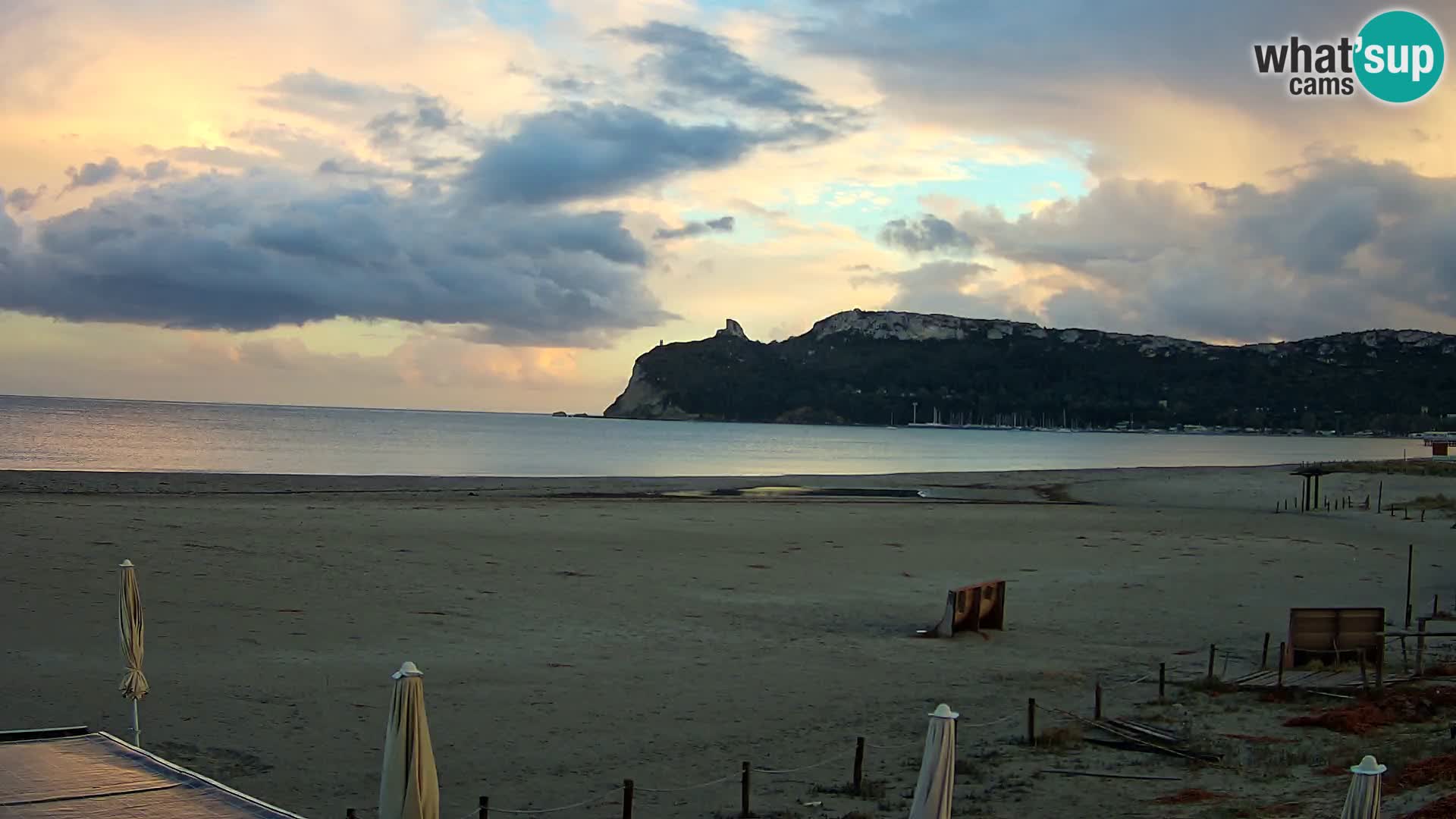 Poetto beach webcam | Cagliari | Sardinija