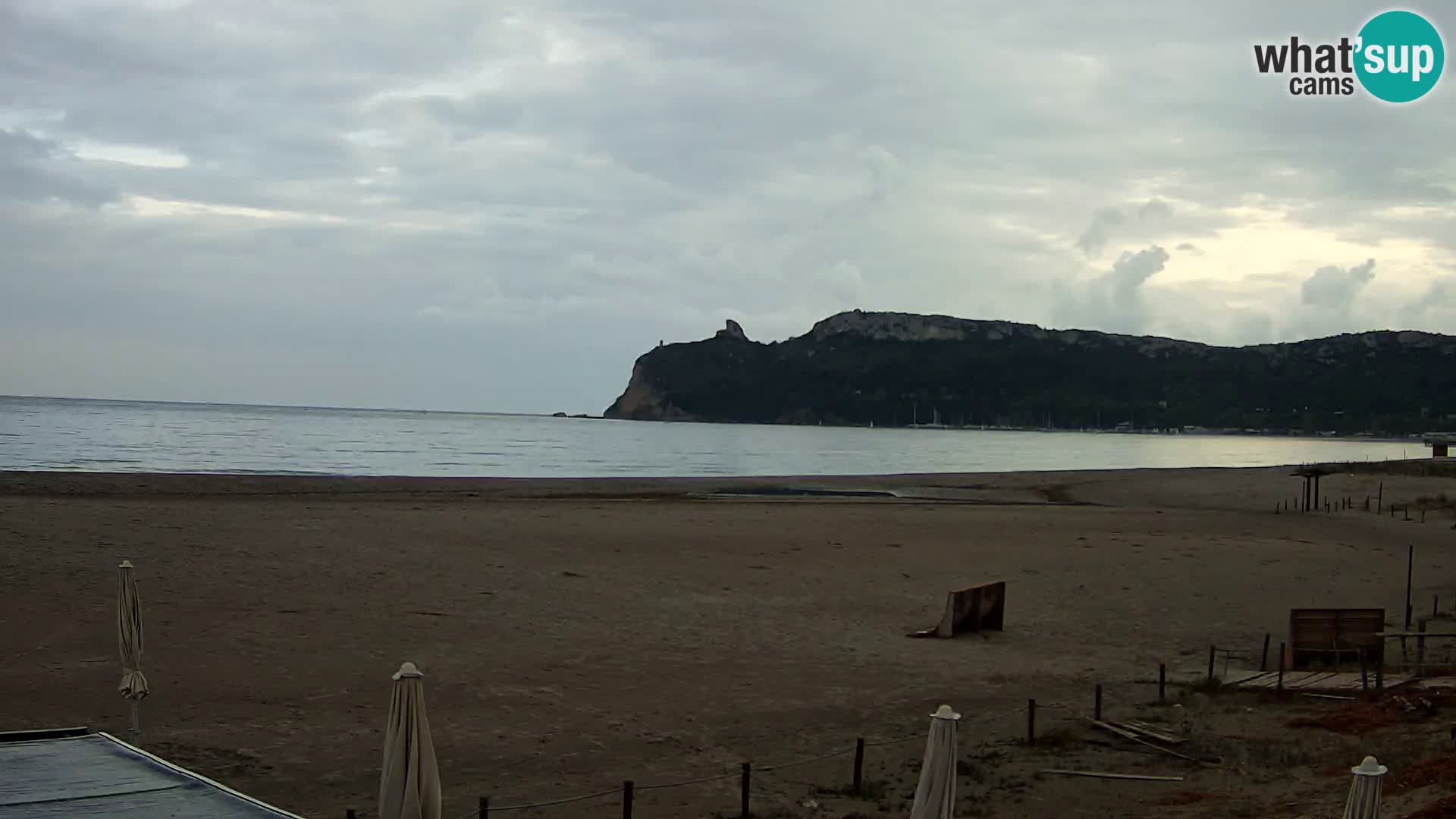 Poetto beach webcam | Cagliari | Sardinija