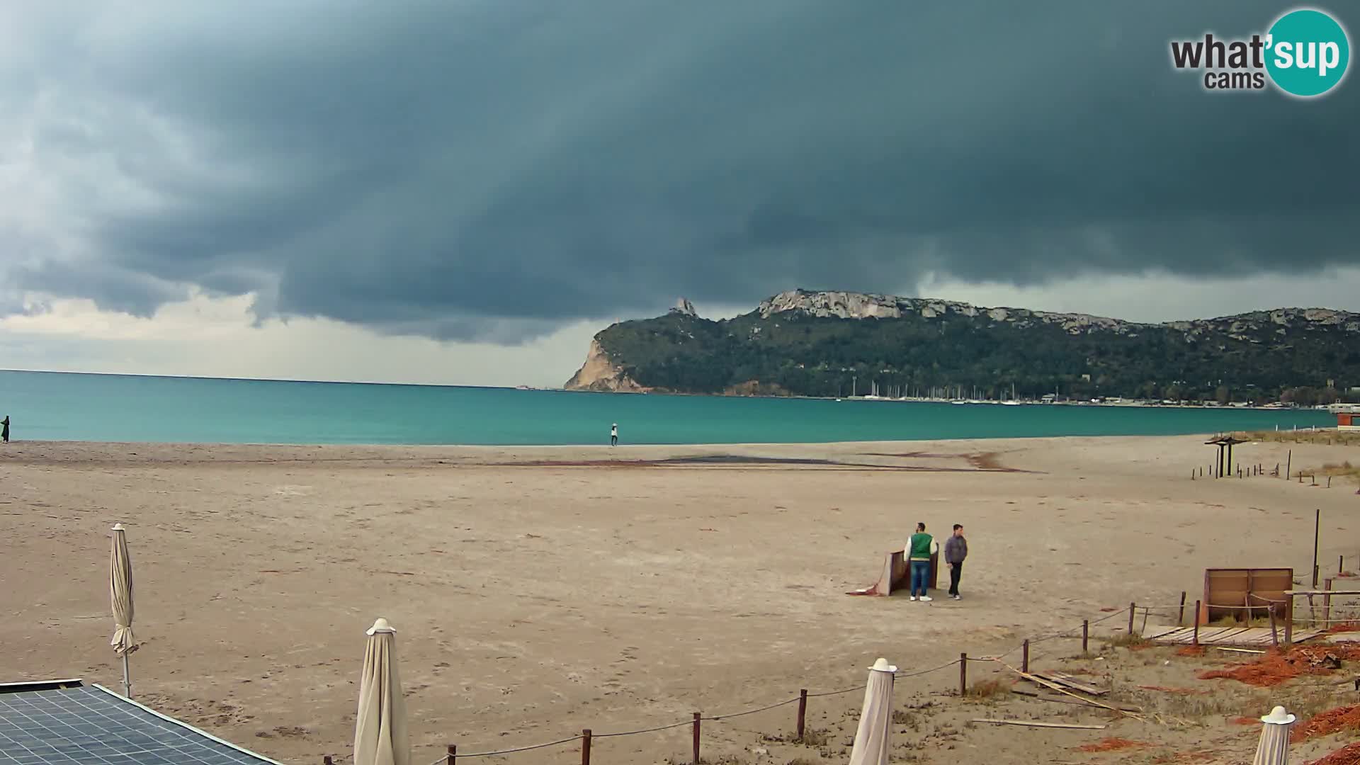 Poetto beach webcam | Cagliari | Sardinija