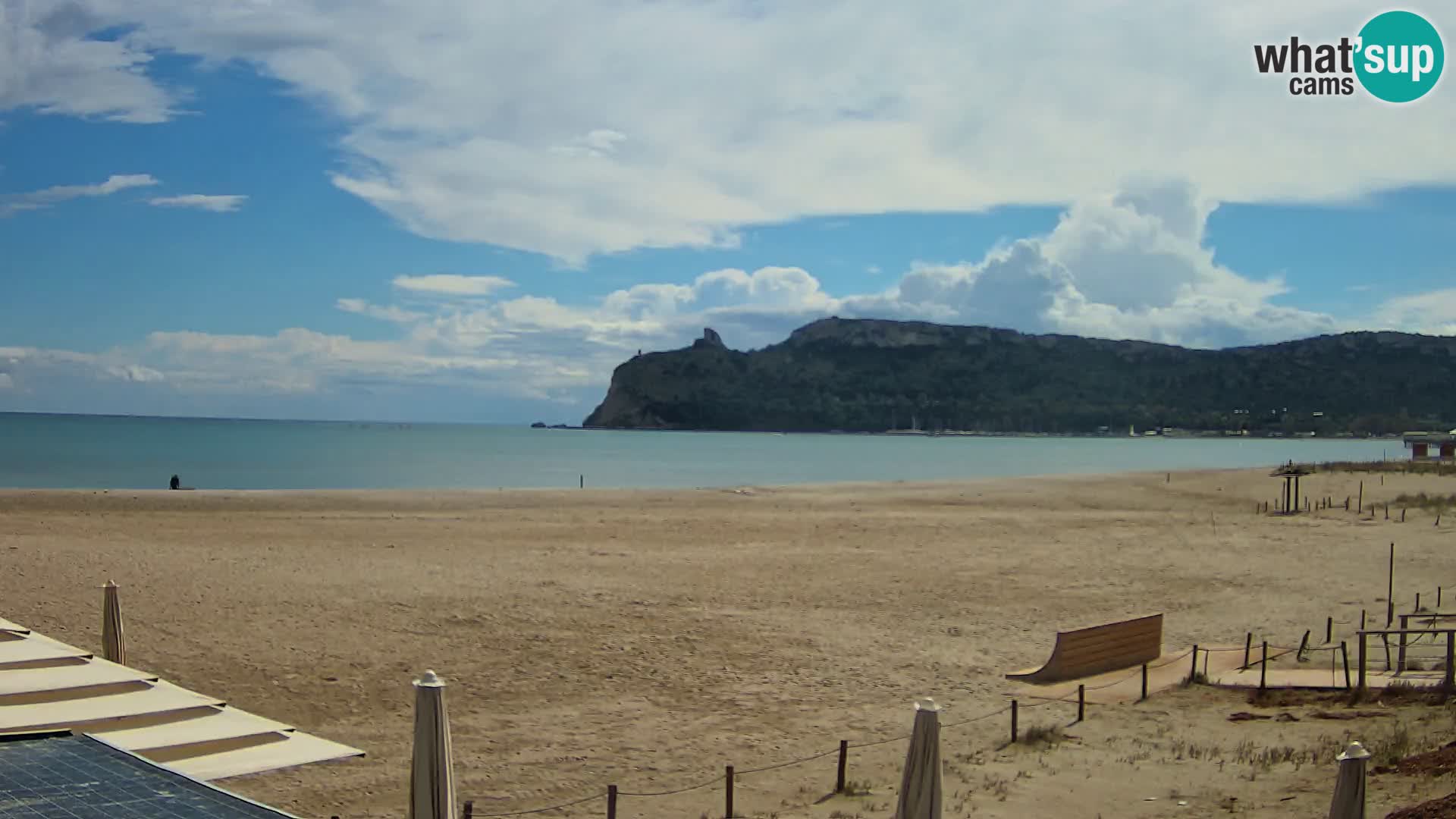 Poetto beach webcam | Cagliari | Sardinija