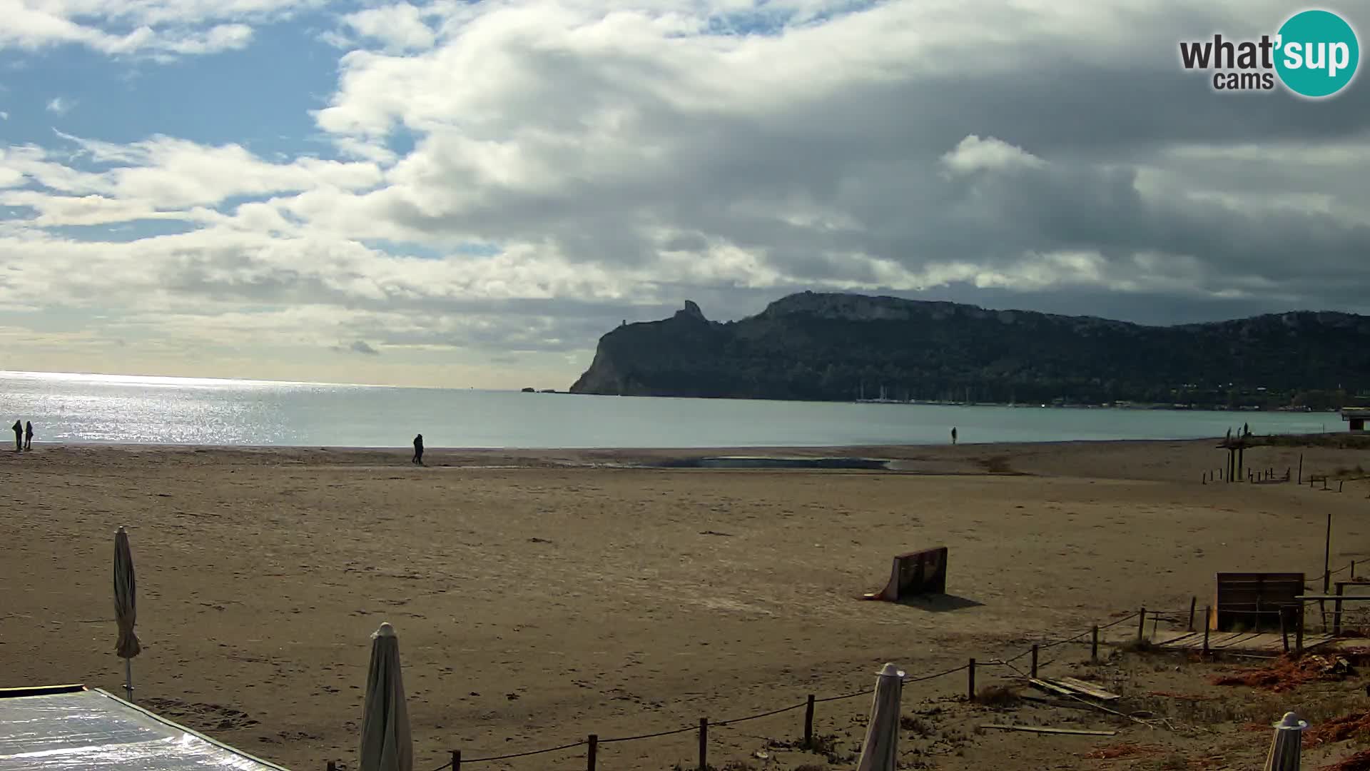 Poetto beach webcam | Cagliari | Sardinija
