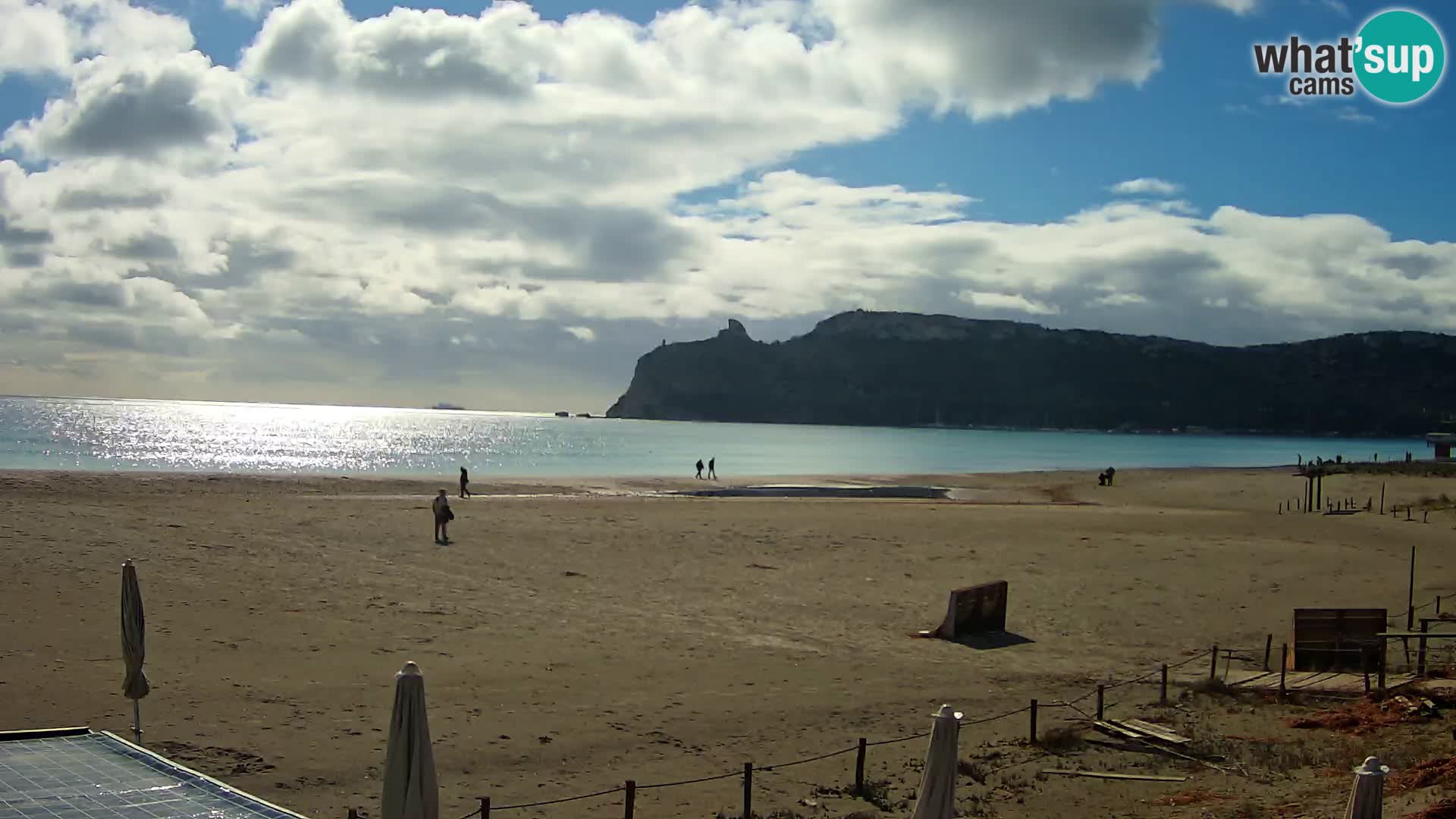 Poetto beach webcam | Cagliari | Sardinija