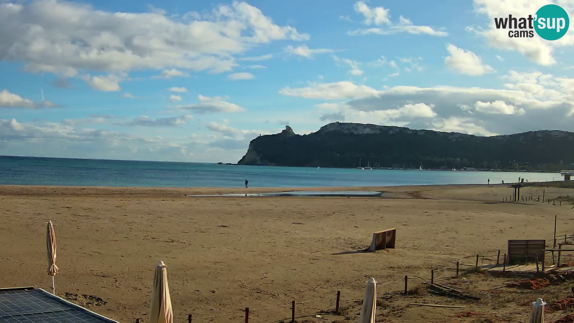 Poetto beach webcam | Cagliari | Sardinija