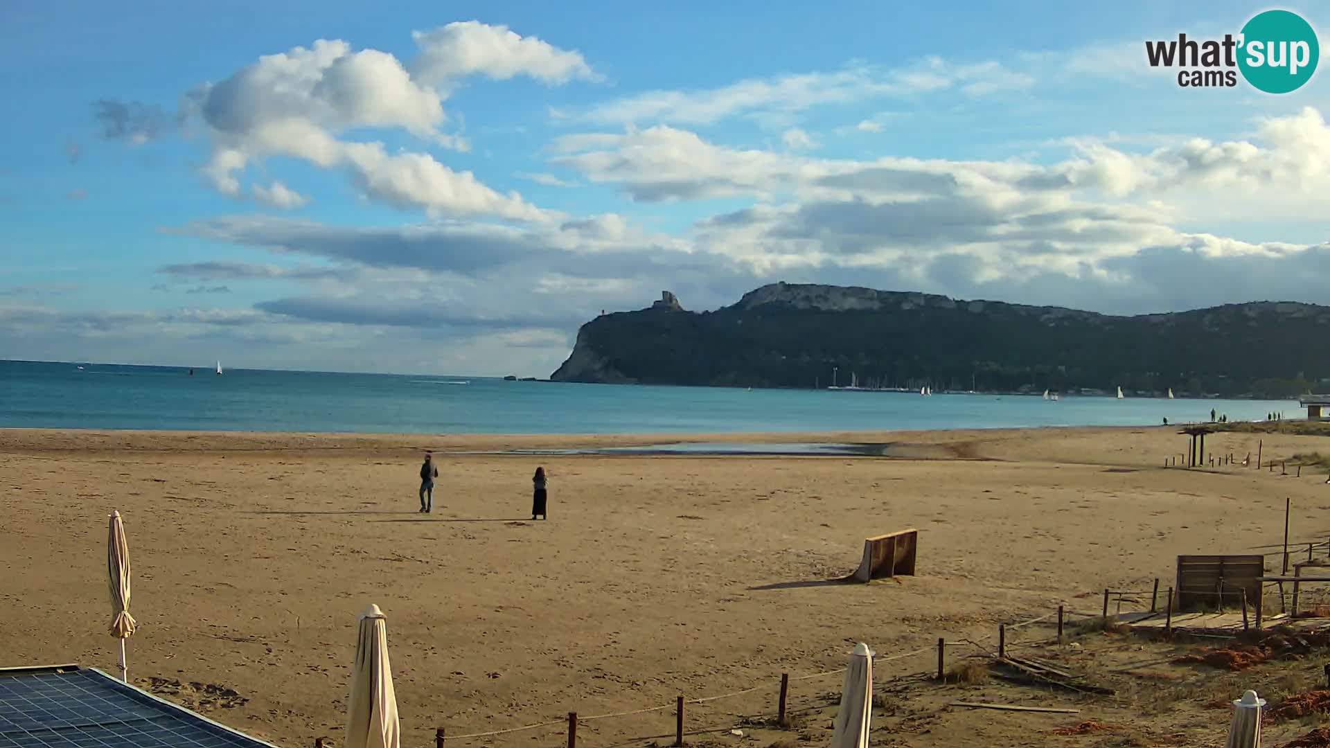 Poetto beach webcam | Cagliari | Sardinija