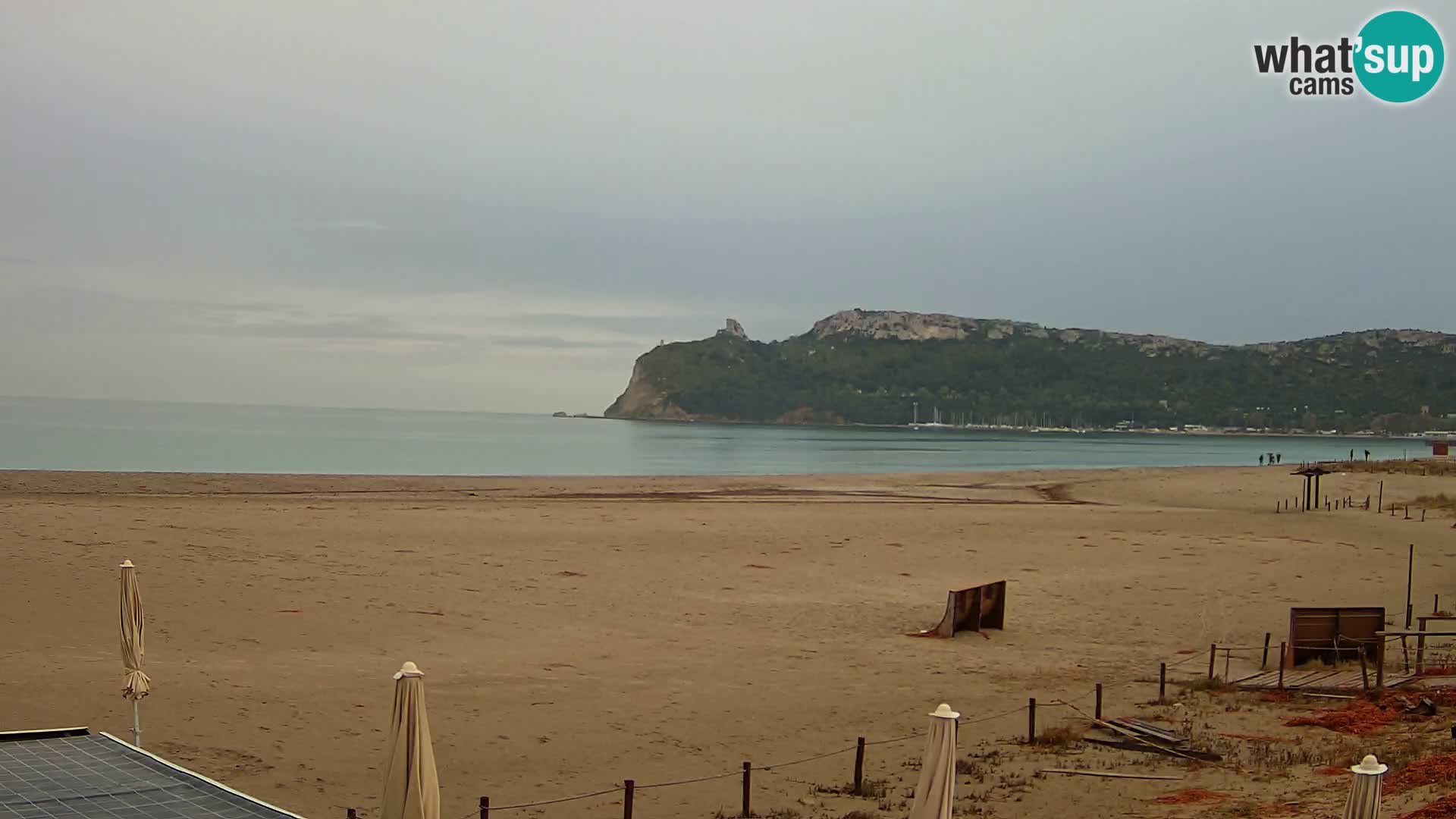 Poetto beach webcam | Cagliari | Sardinija
