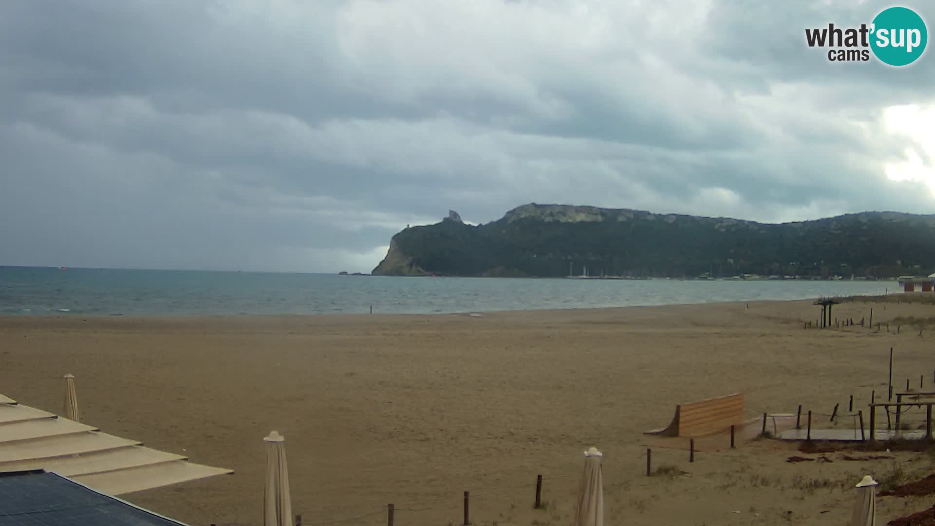 Poetto beach webcam | Cagliari | Sardinija