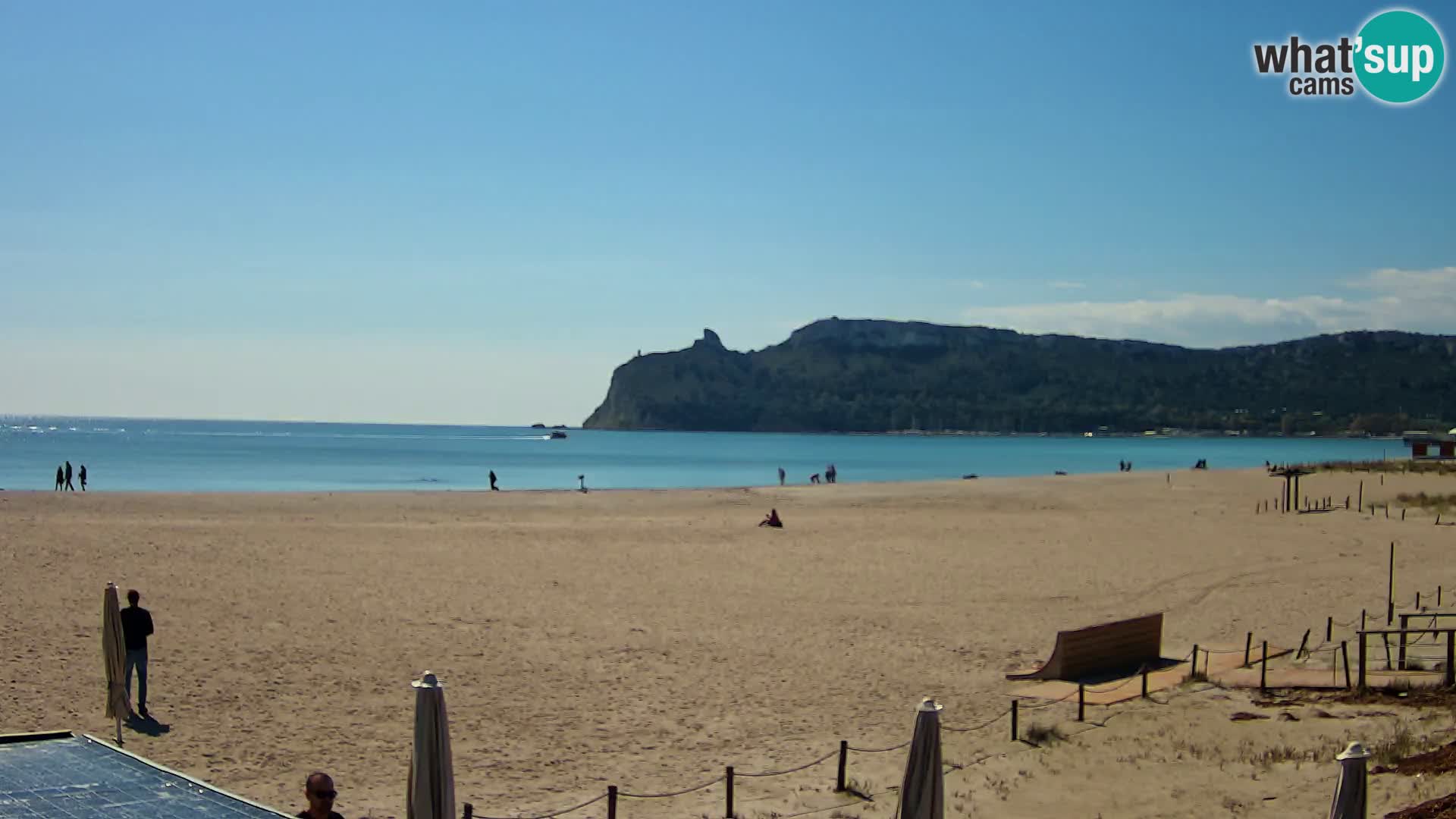 Webcam plage de Poetto | Cagliari | Sardaigne
