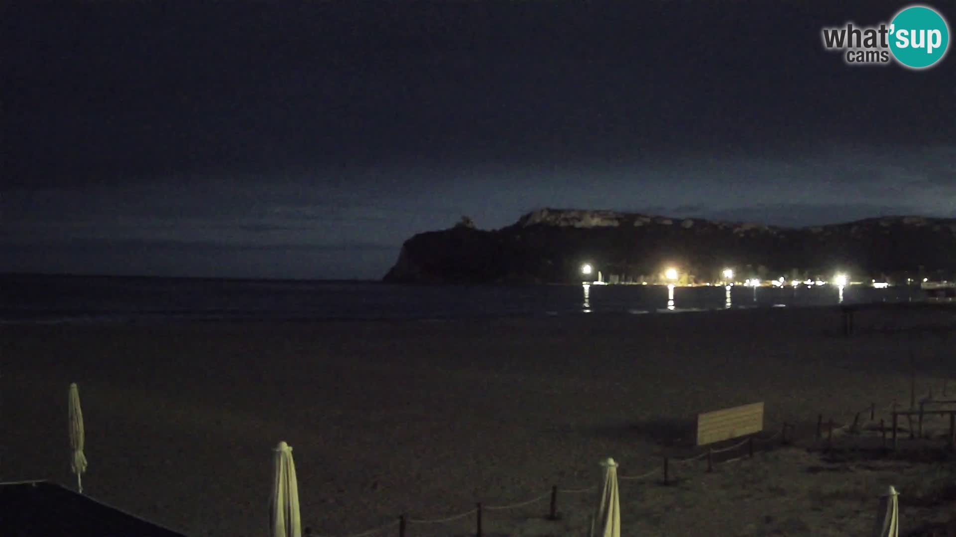 Poetto beach webcam | Cagliari | Sardinija