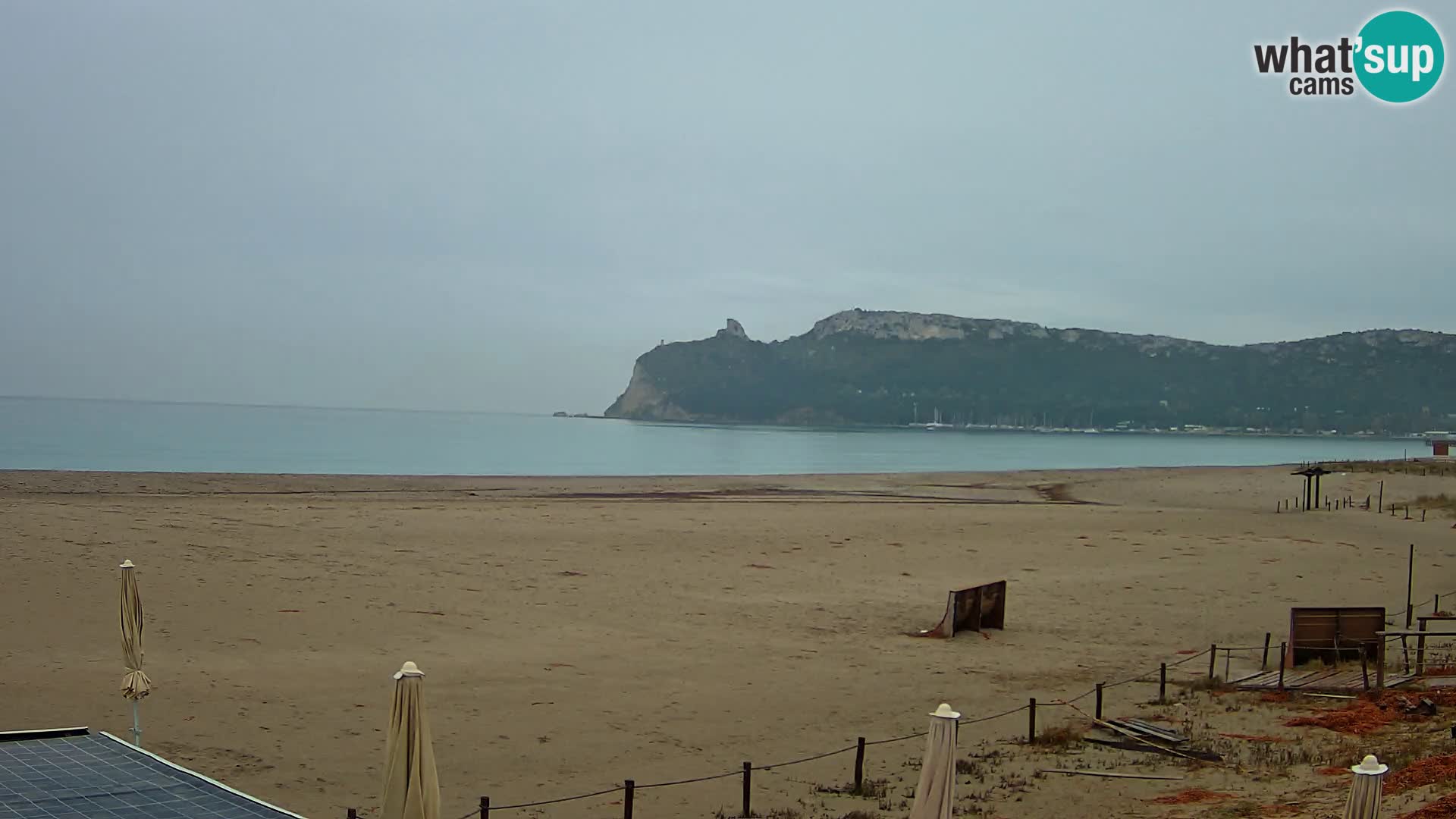 Poetto beach webcam | Cagliari | Sardinija