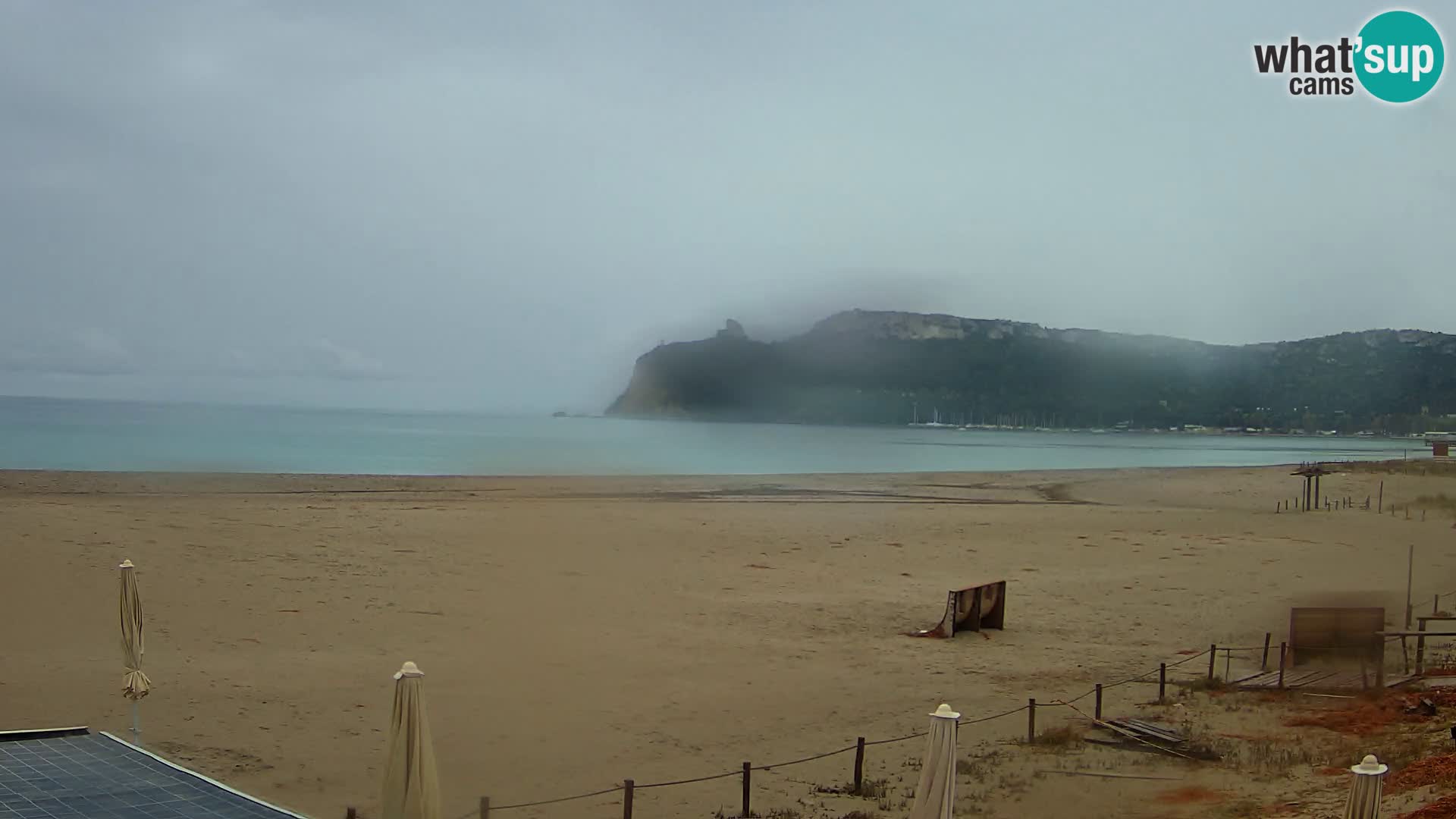 Poetto beach webcam | Cagliari | Sardinija