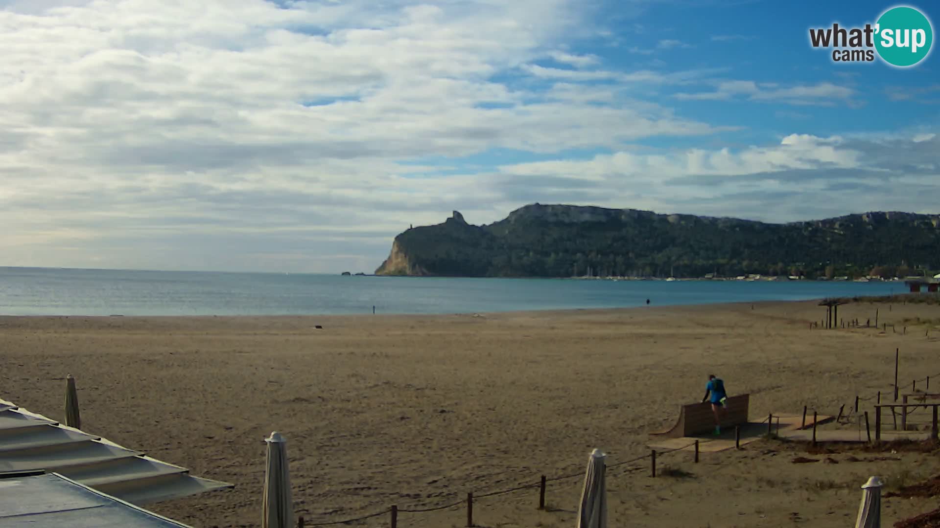 Poetto beach webcam | Cagliari | Sardinija