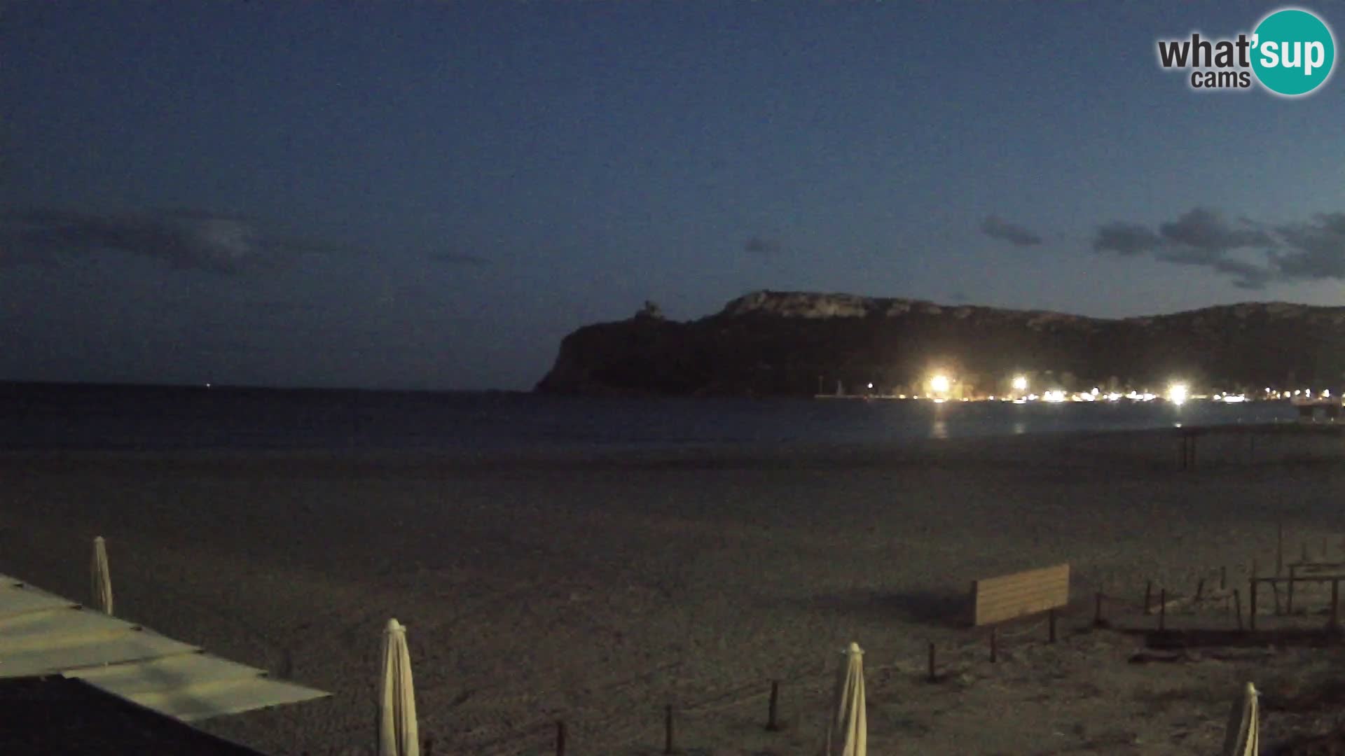 Poetto beach webcam | Cagliari | Sardinija