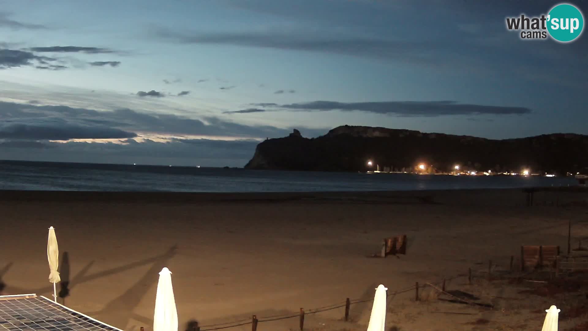 Poetto beach webcam | Cagliari | Sardinija