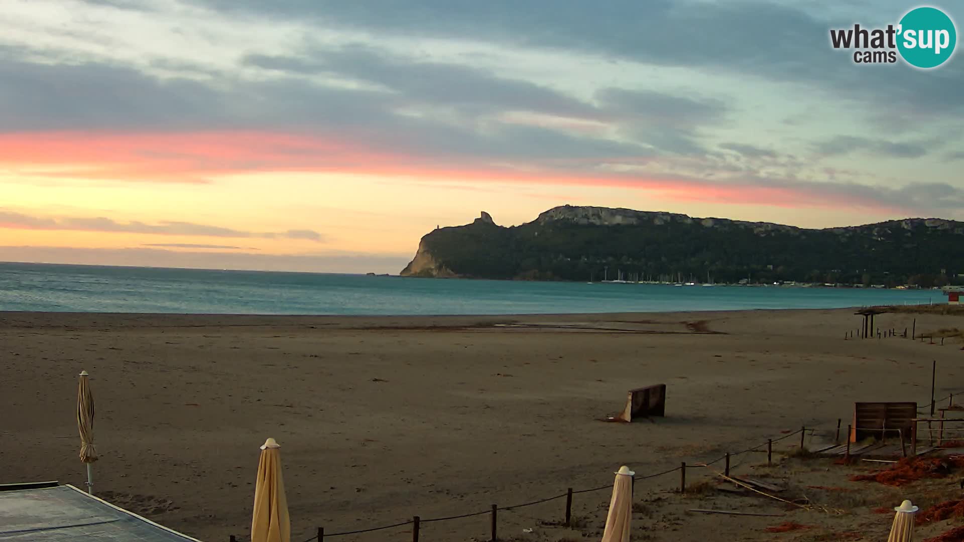 Poetto beach webcam | Cagliari | Sardinija