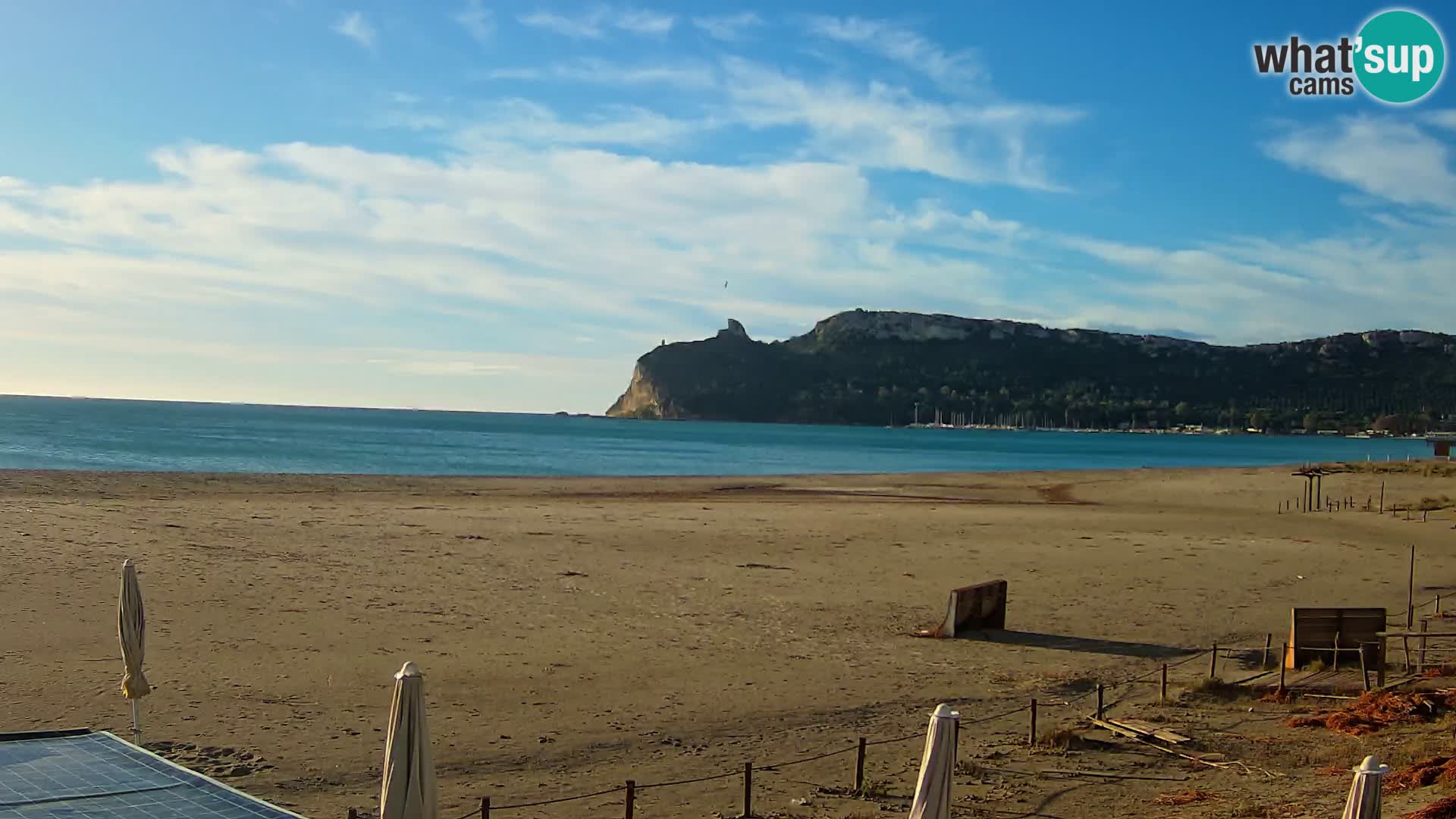 Poetto beach webcam | Cagliari | Sardinija