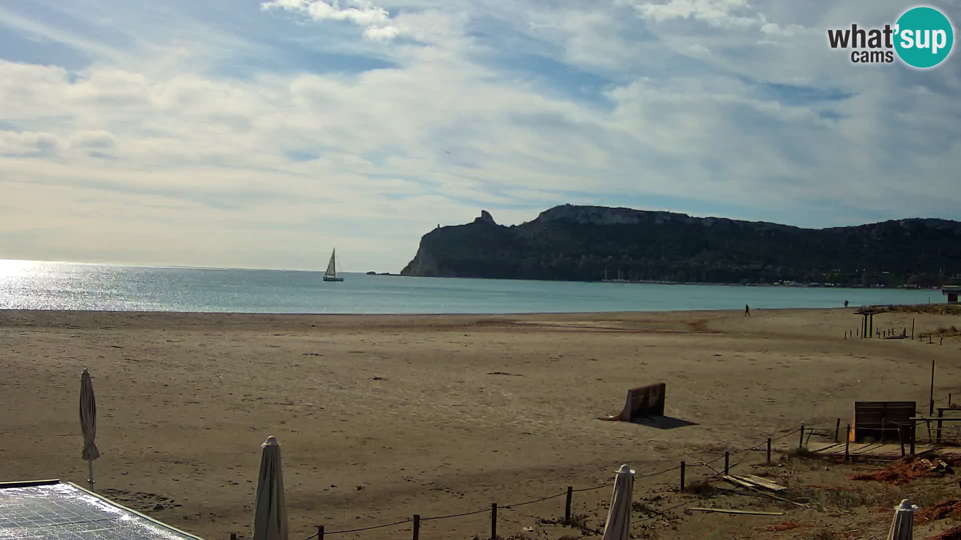 Webcam plage de Poetto | Cagliari | Sardaigne