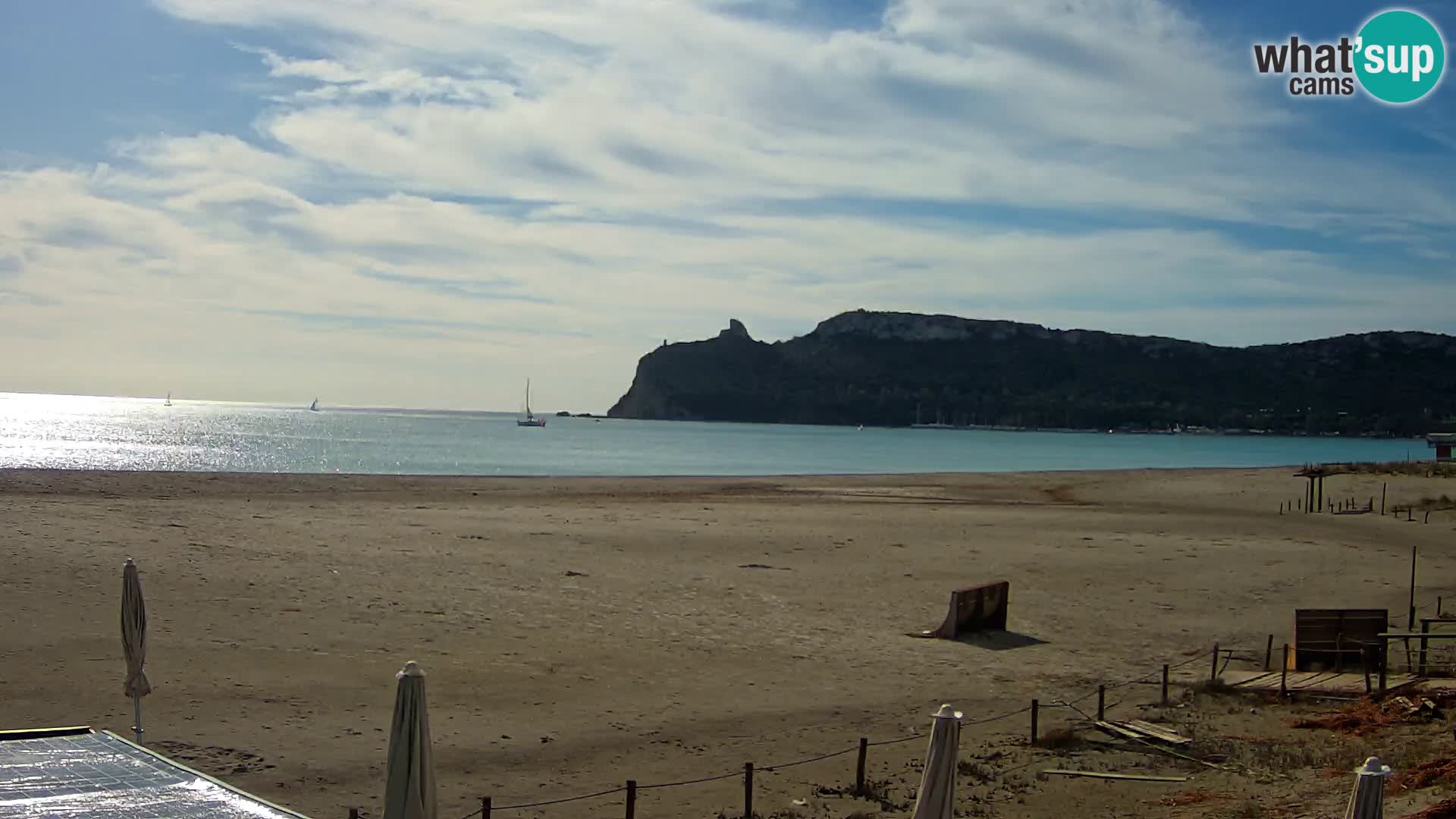 Webcam spiaggia del Poetto | Cagliari | Sardegna