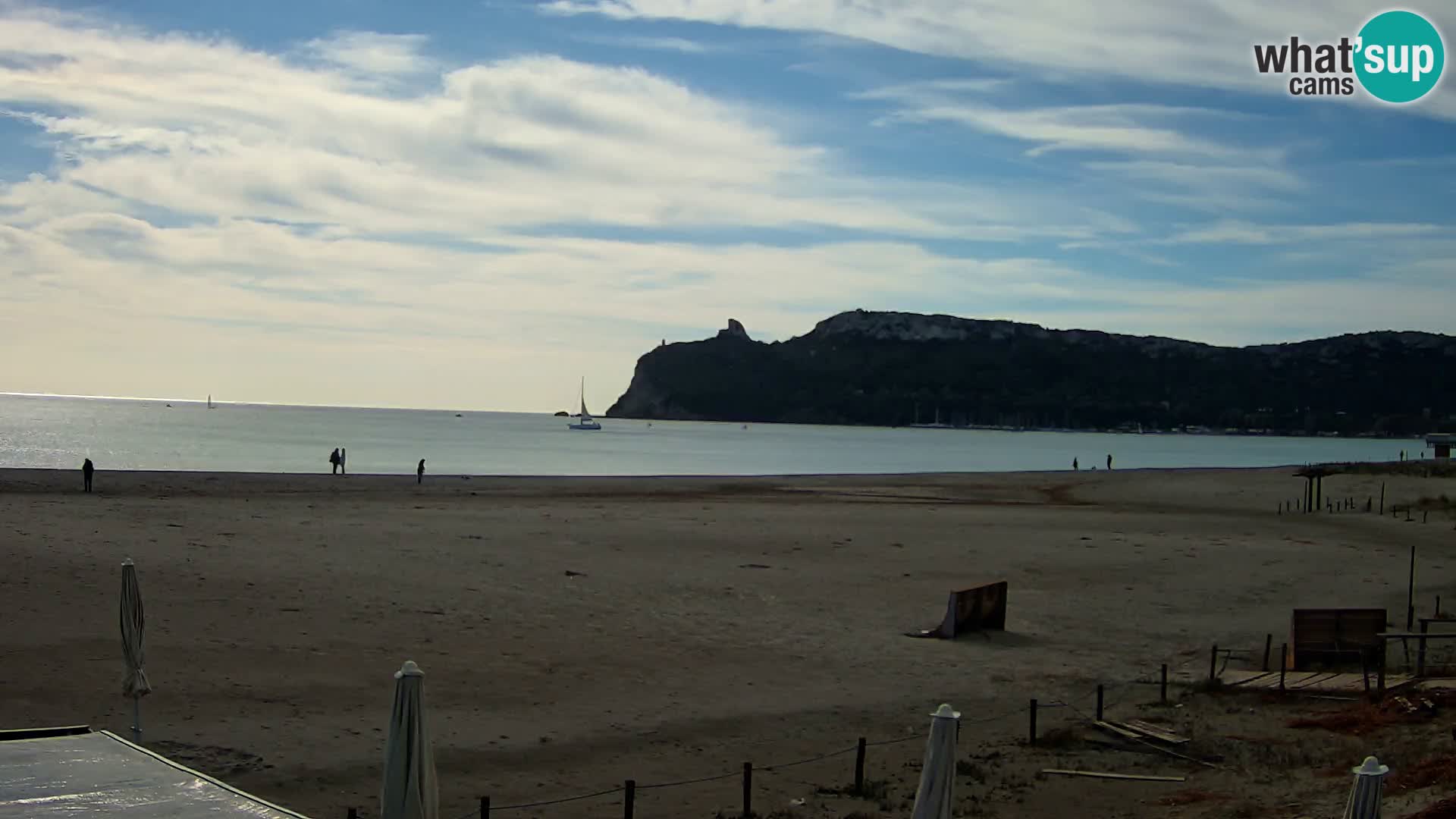Poetto beach webcam | Cagliari | Sardinija