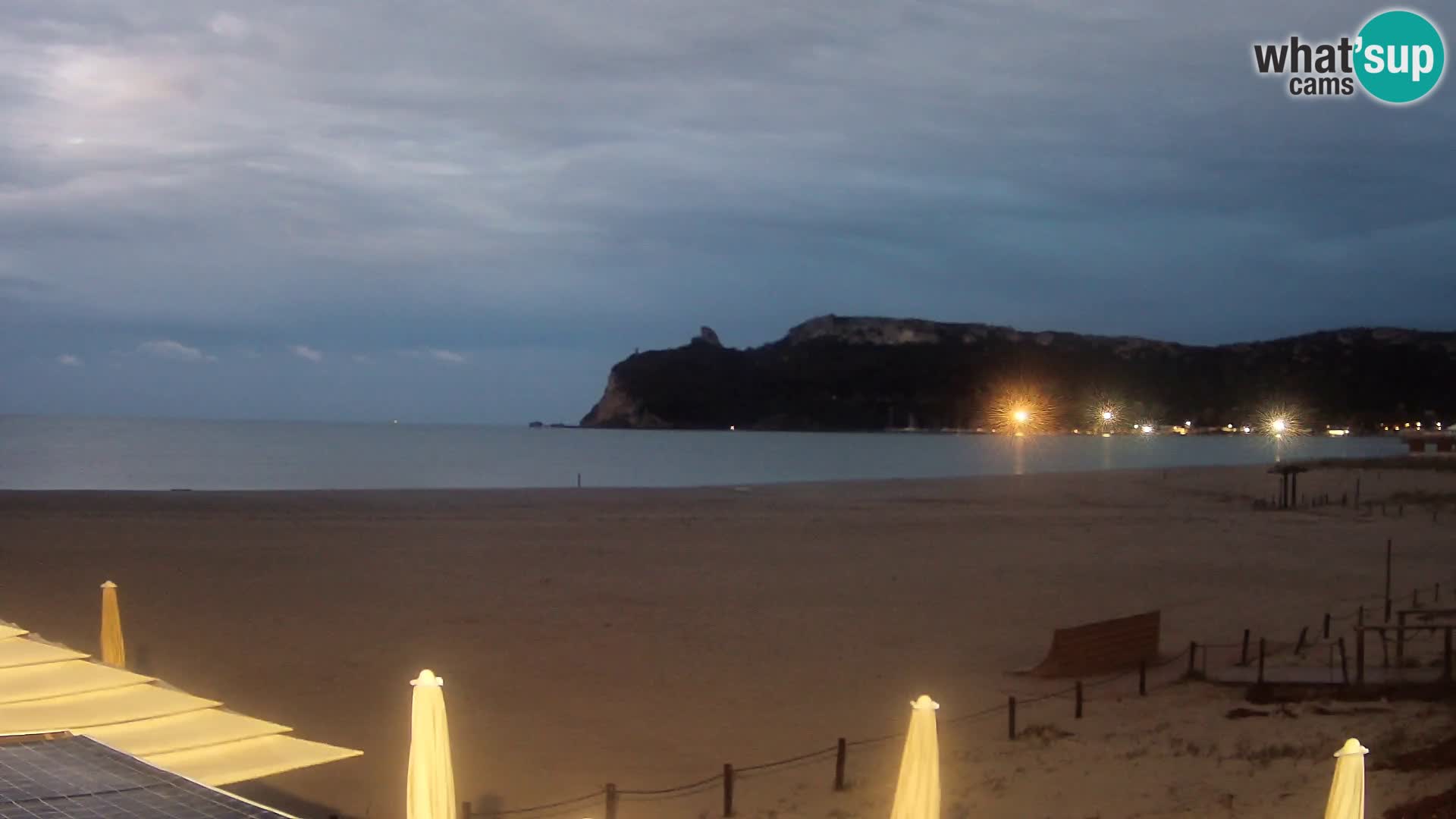 Poetto beach webcam | Cagliari | Sardinija