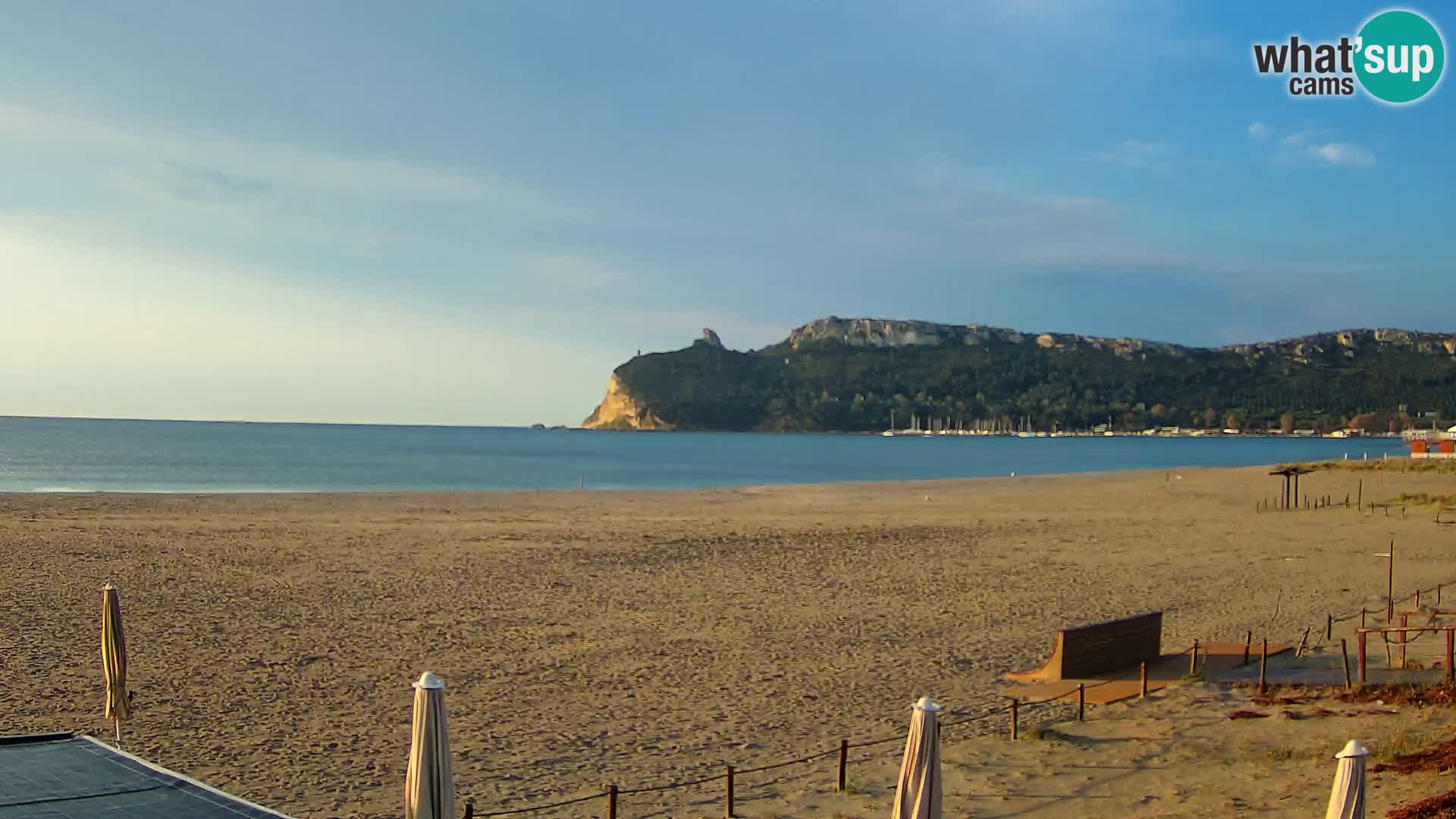 Webcam plage de Poetto | Cagliari | Sardaigne