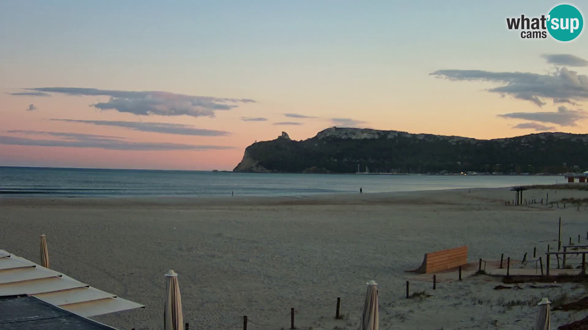 Poetto beach webcam | Cagliari | Sardinia