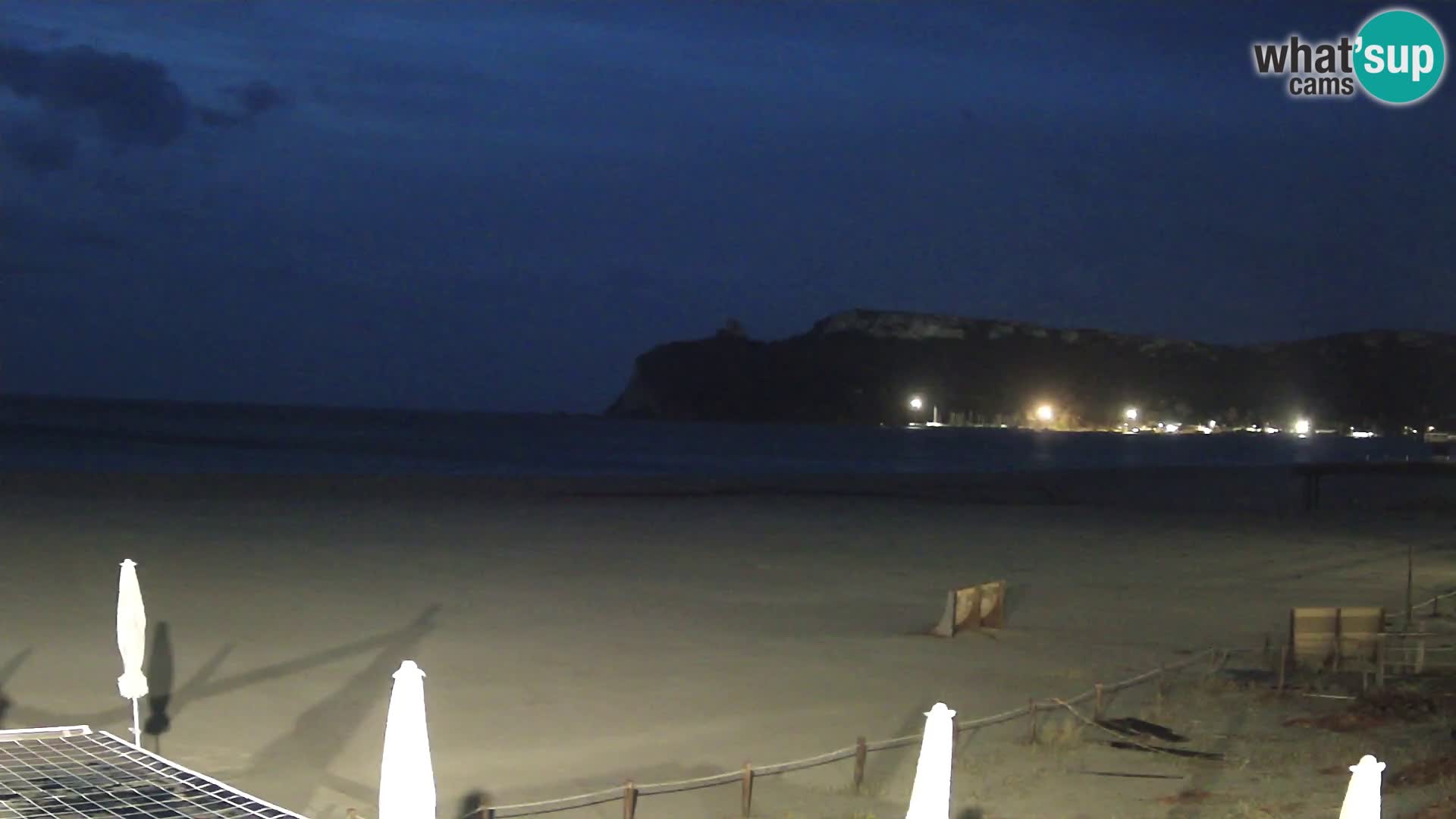 Poetto beach webcam | Cagliari | Sardinija