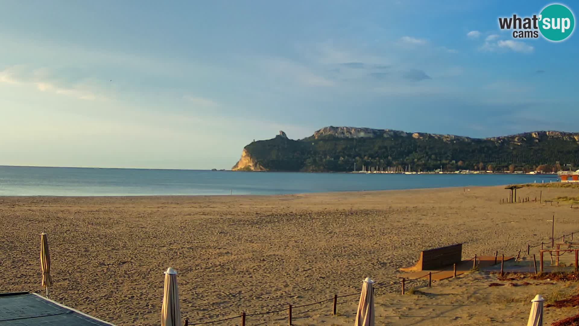 Poetto beach webcam | Cagliari | Sardinija