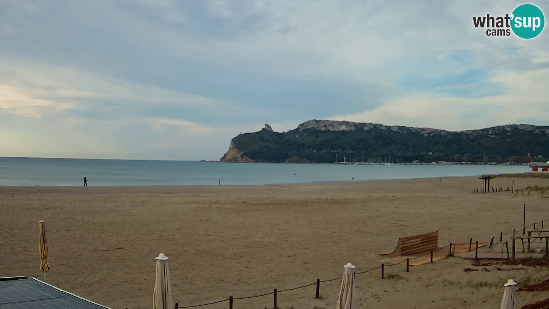 Poetto beach webcam | Cagliari | Sardinija
