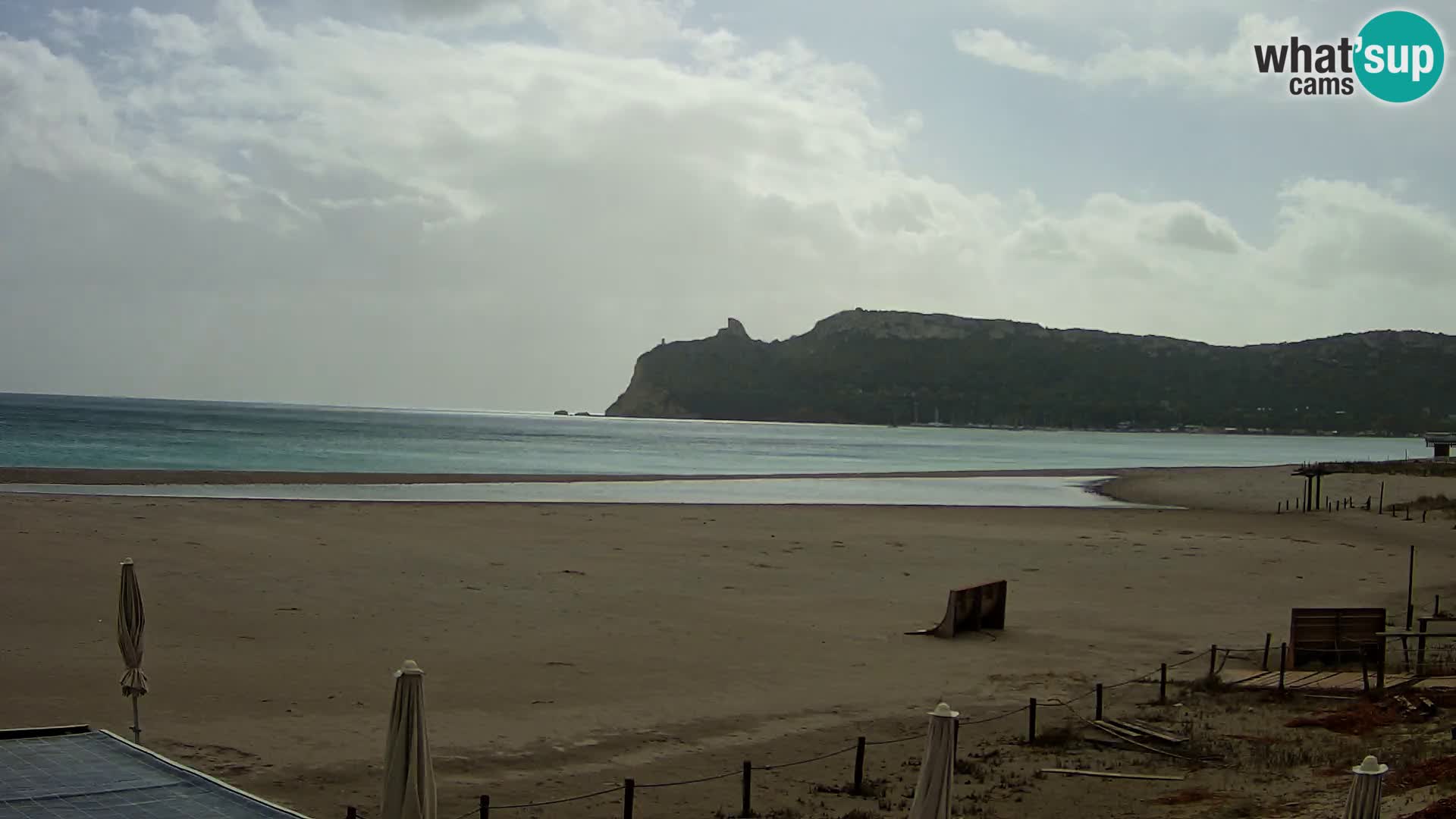Poetto beach webcam | Cagliari | Sardinija