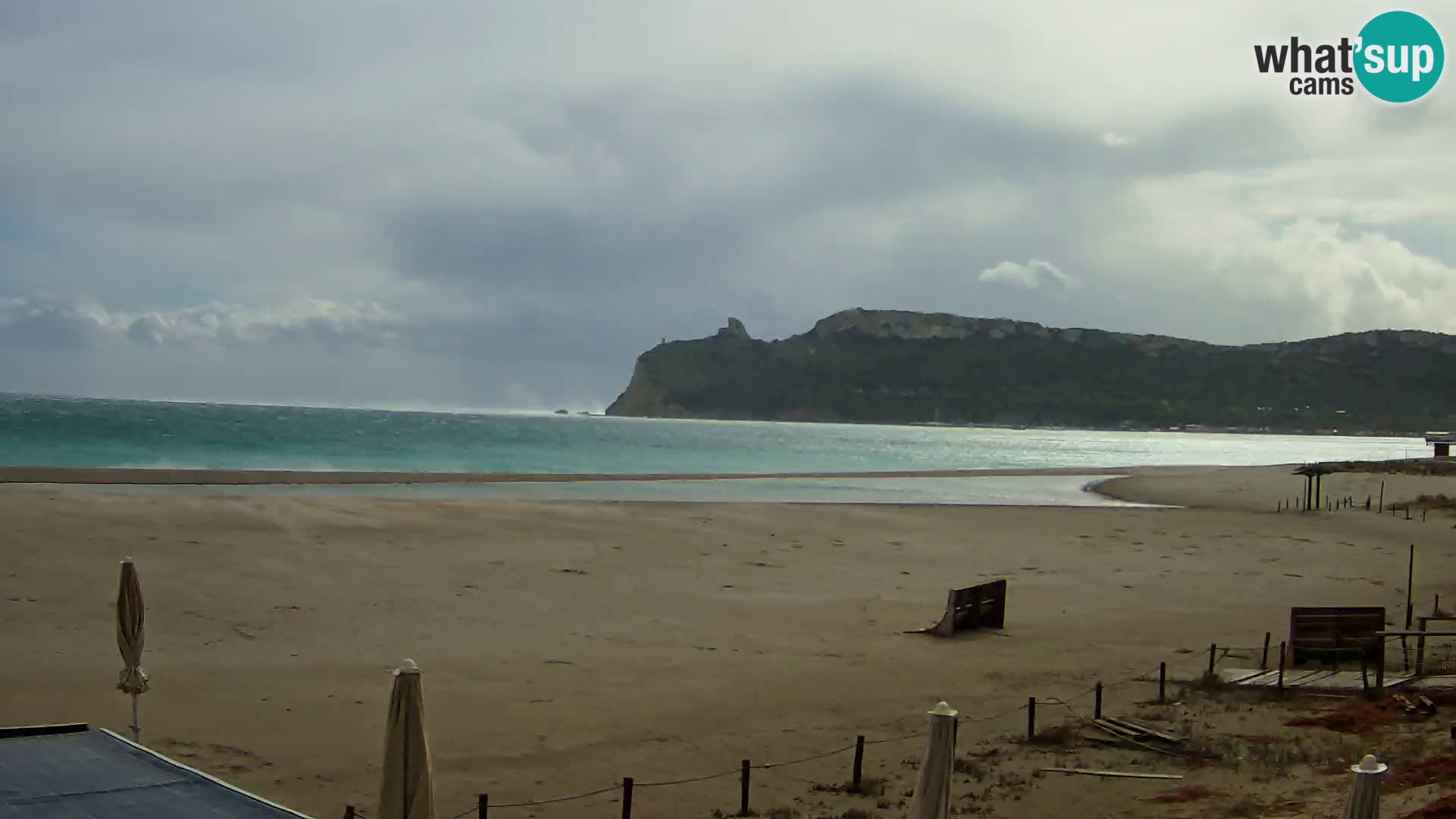 Poetto beach webcam | Cagliari | Sardinija
