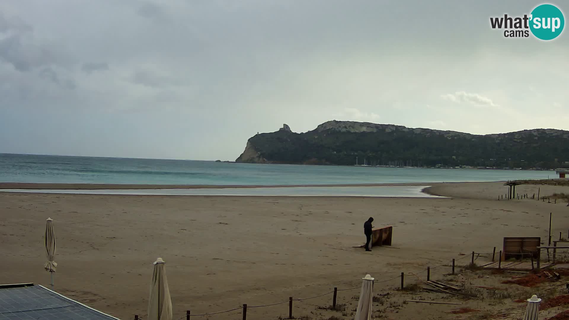 Poetto beach webcam | Cagliari | Sardinija