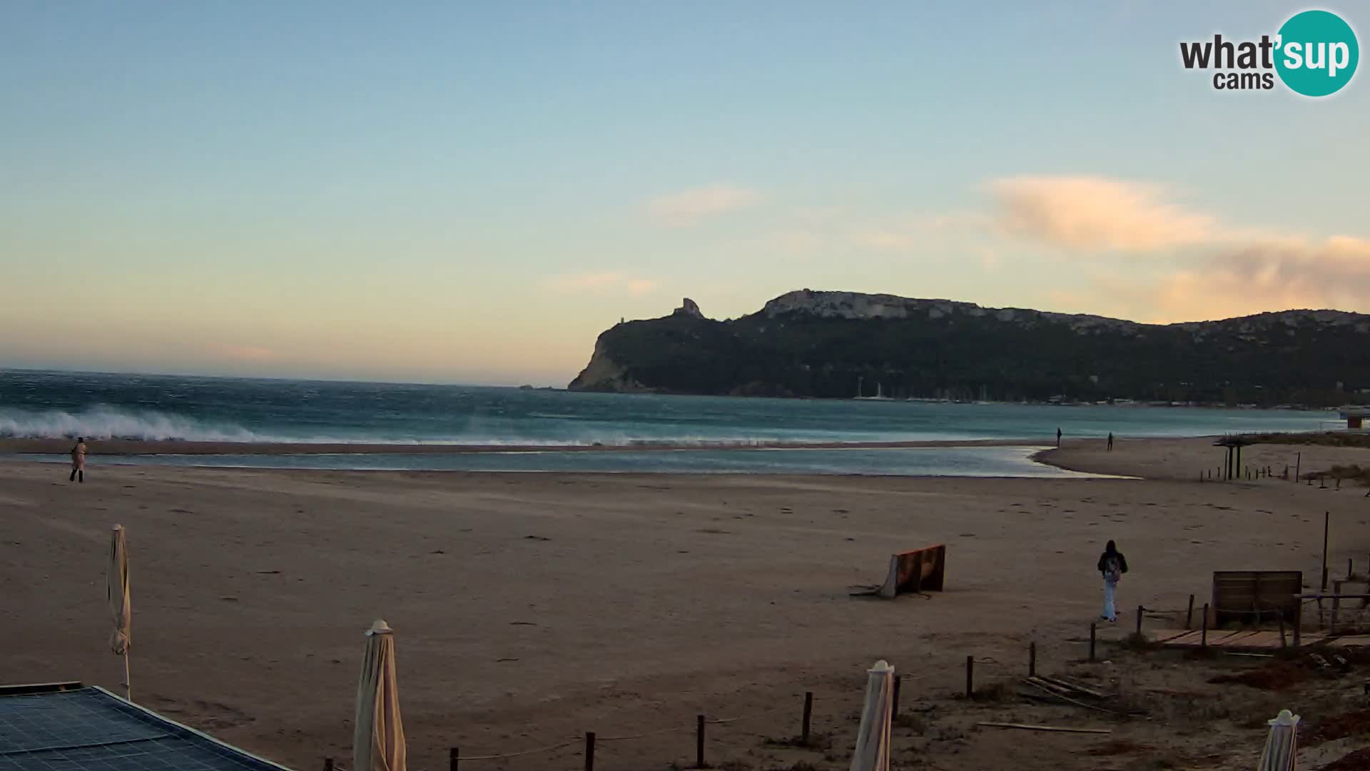 Poetto beach webcam | Cagliari | Sardinija