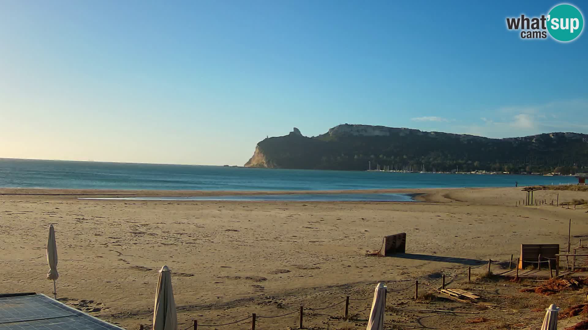 Webcam spiaggia del Poetto | Cagliari | Sardegna